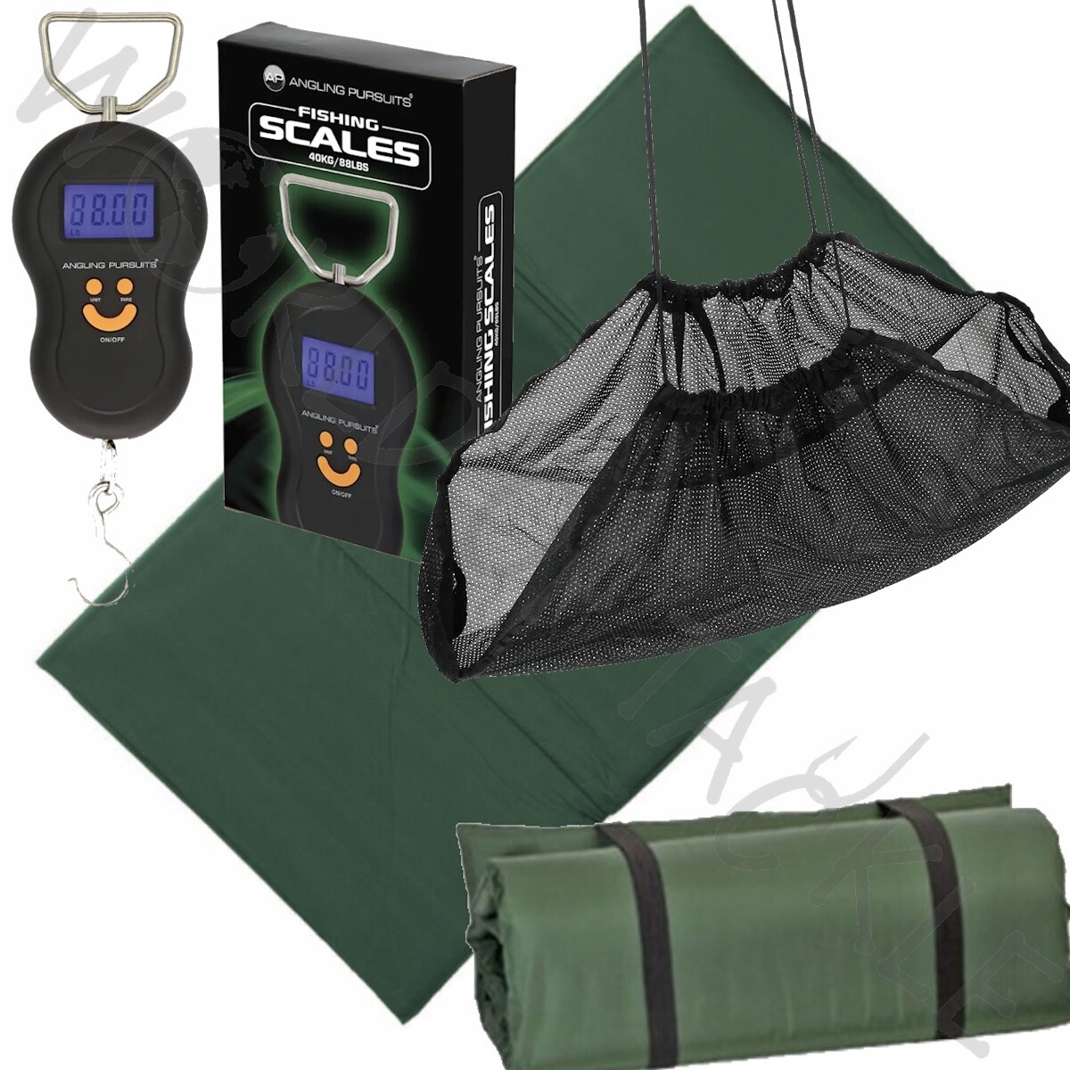 Unhooking Mat Weigh Sling and Digital Scales 88lb Carp Fishing Landing Mat