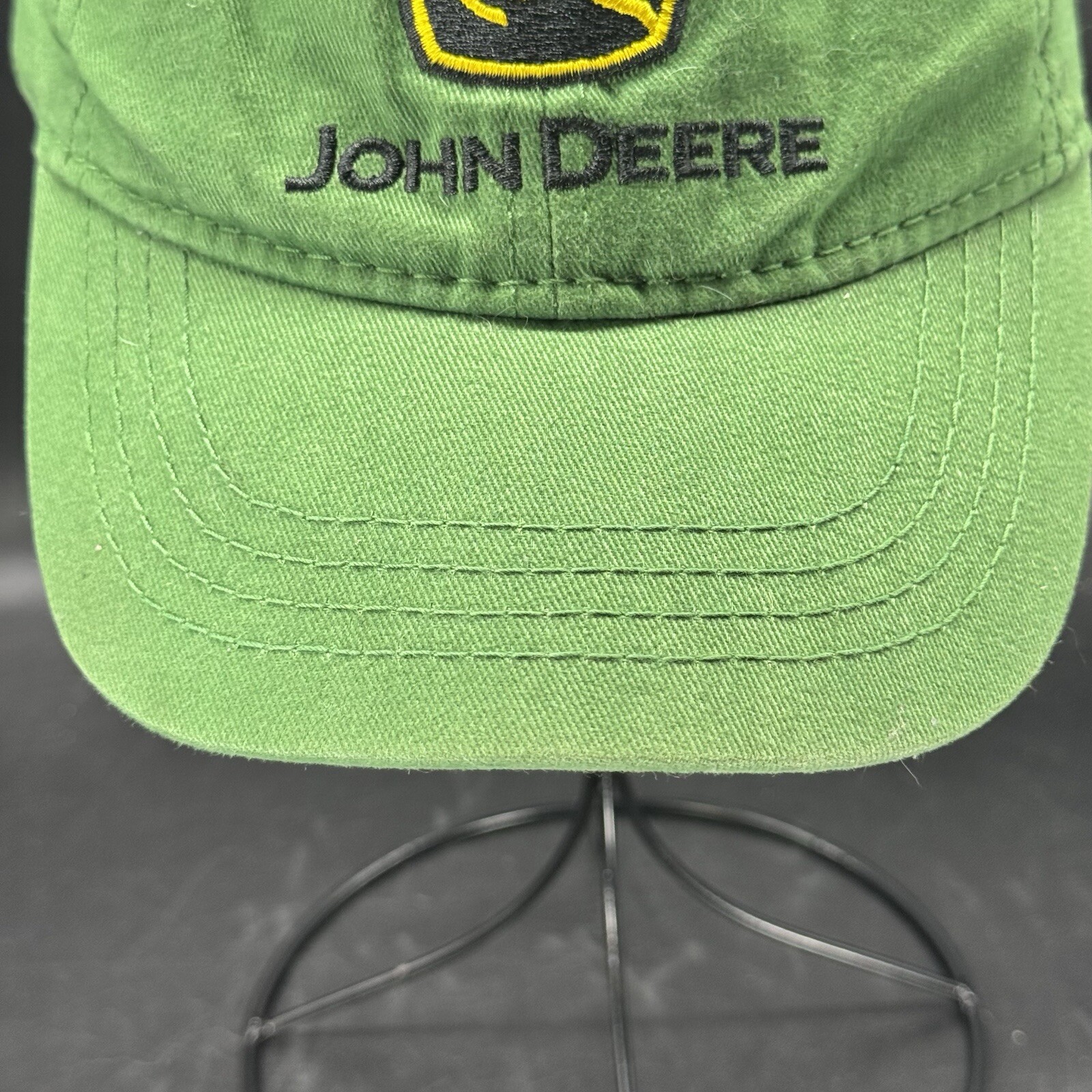 John Deere Toddler Stretch Elastic Back Hat Embroidered Logo Cute Tractor Mower