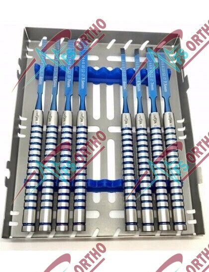 Dental Chisels Set of 8 PCS Dental Implant Surgery Instruments