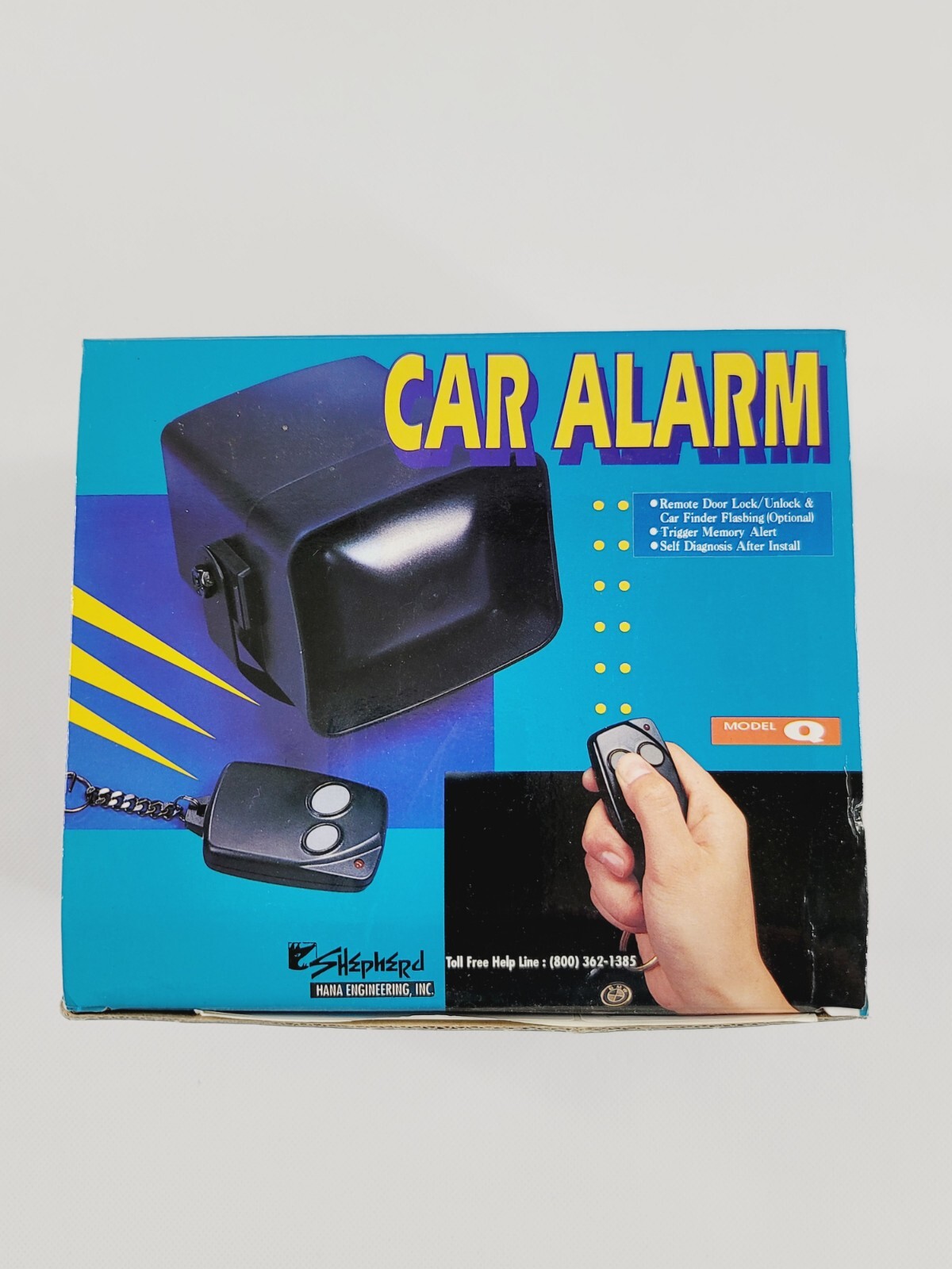 Shepard Model Q Car Alarm Hana Engineering New Open Box