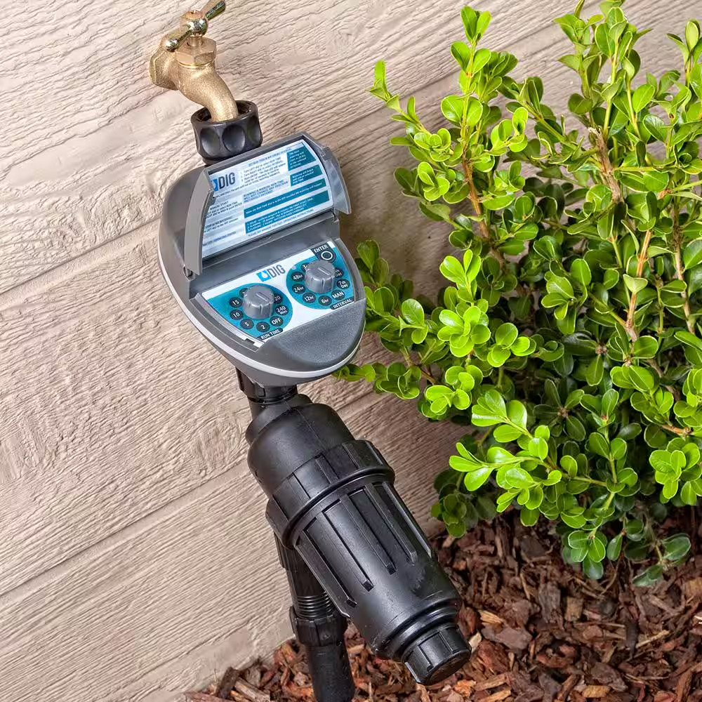 2-Dial Programmable Hose End Faucet Timer