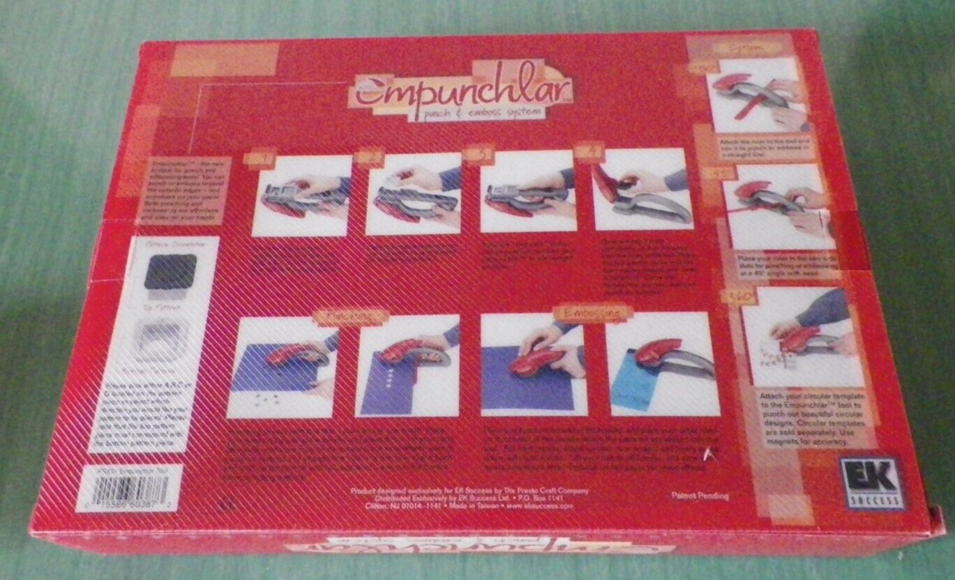 EMPUNCHLAR Punch & Emboss System - EK Success - NEW!