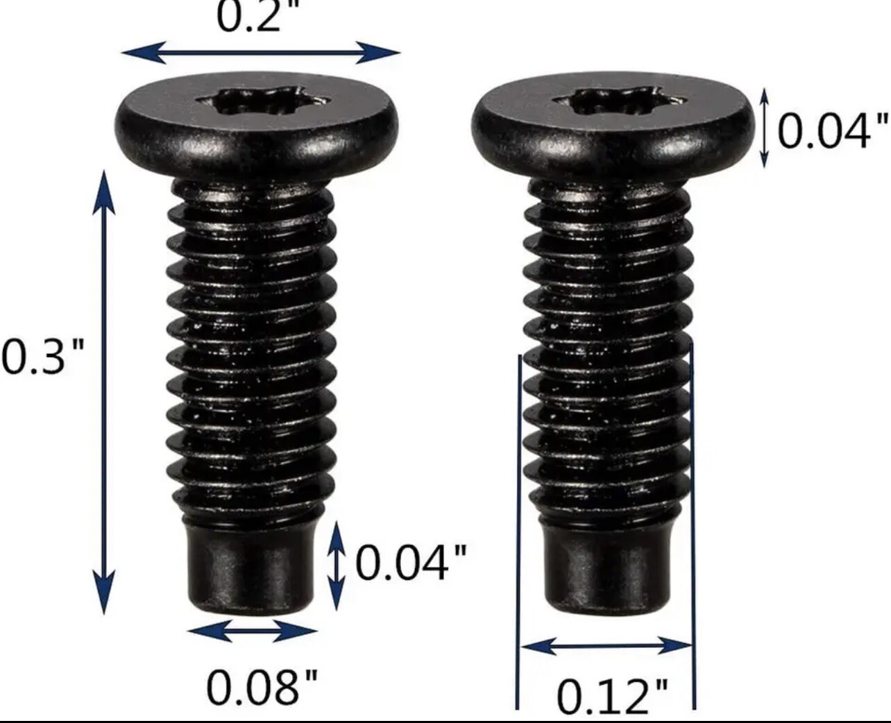 T6 Ring Doorbell Replacement Security Screws 2 Pack