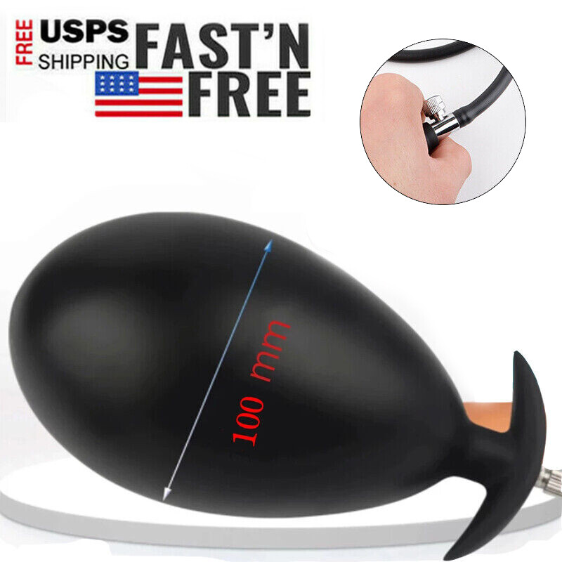 Extra-Large-Inflatable-Male-Prostate-Anal-Butt-Plug-Dildo-Huge-Men-Women-Sex Toy