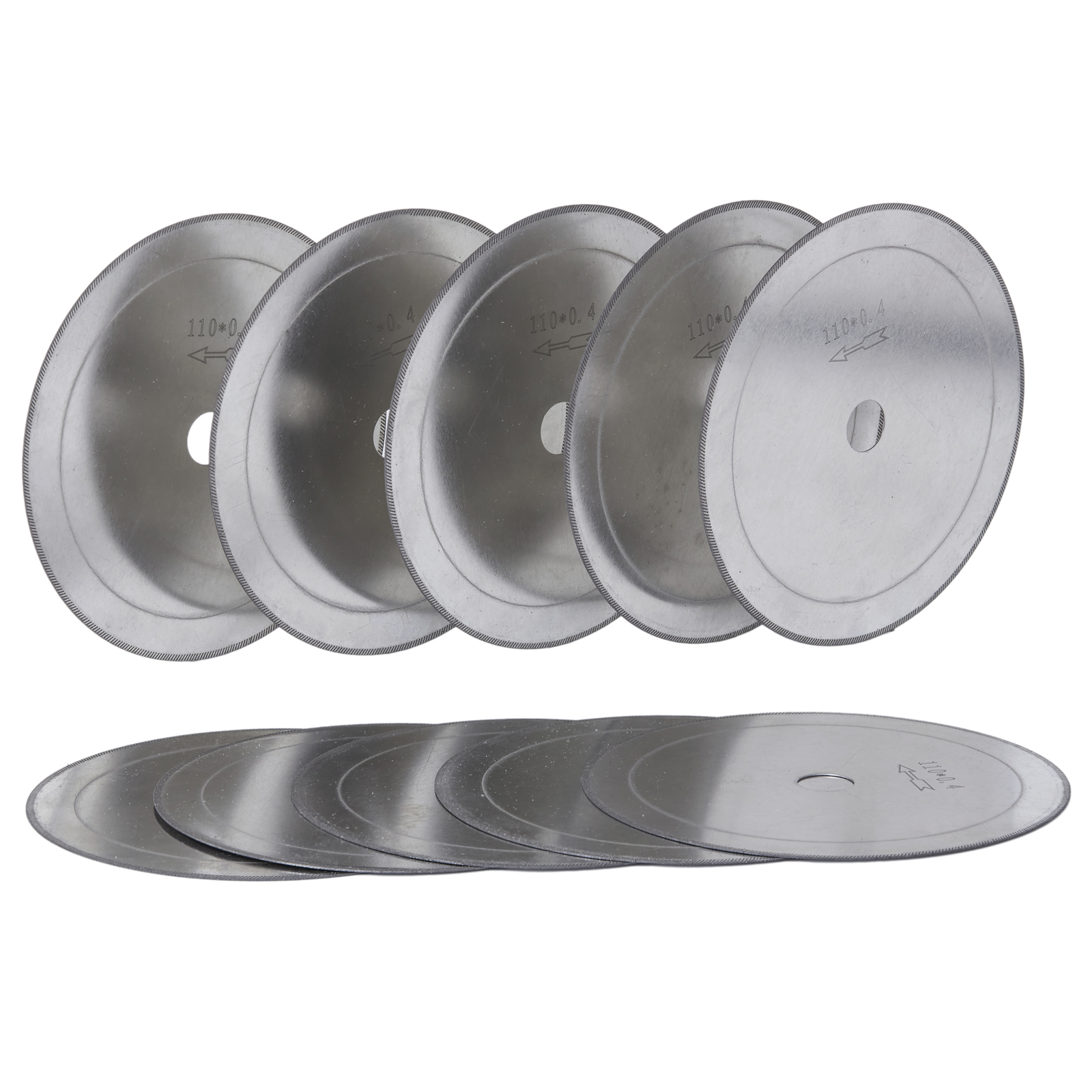 10Pcs 4.5" inch Super Thin Diamond Lapidary Saw Blades 1/2'' arbor for cutting