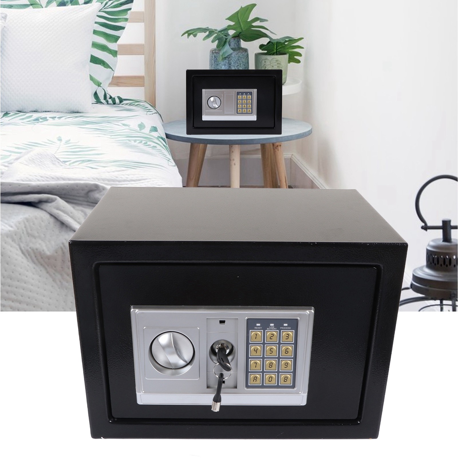 Password Security Case Alarm System Electronic Safe Cabinet For Jewelry
