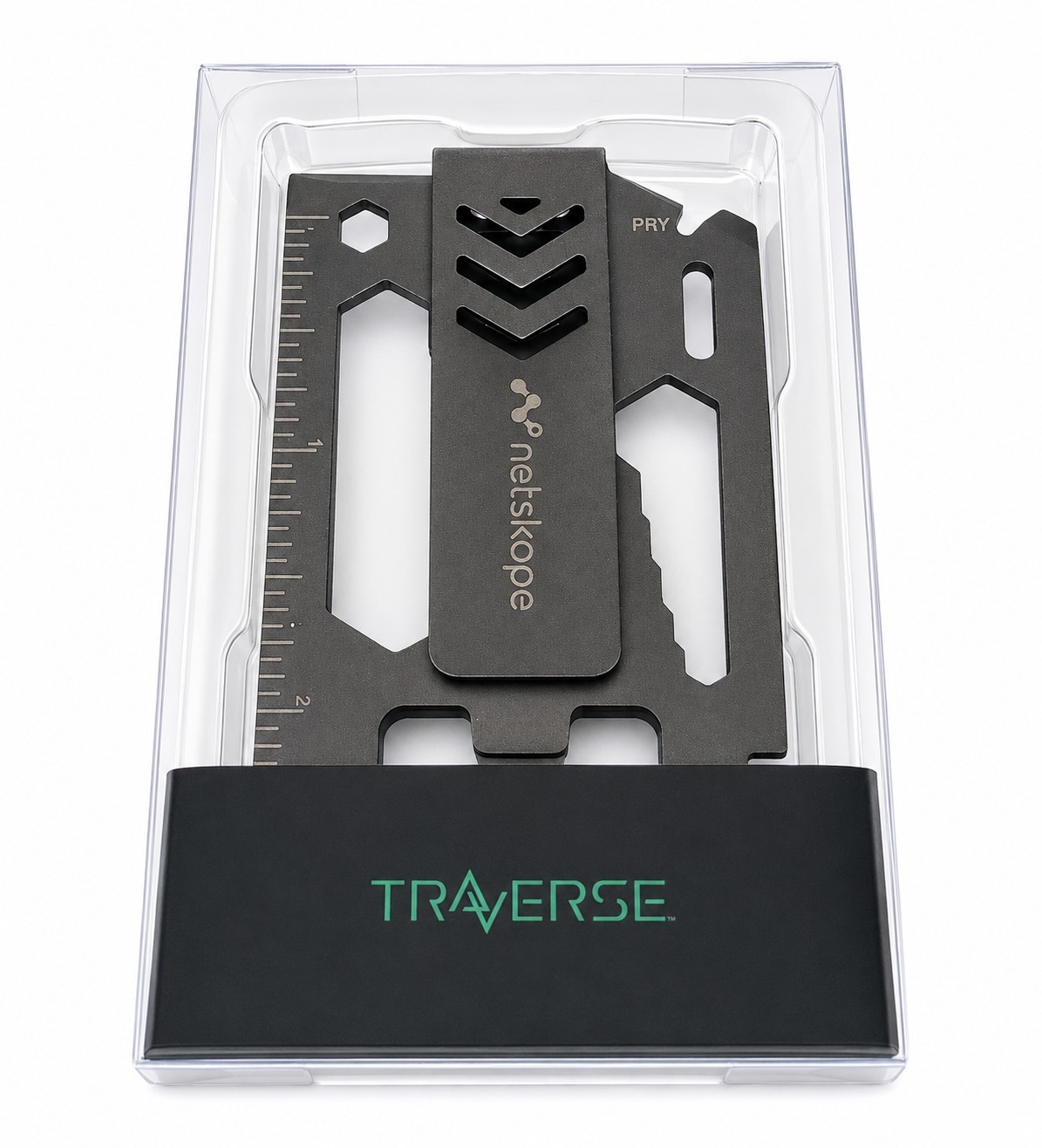 Netskope Traverse Bridger Money Clip Multitool New Military