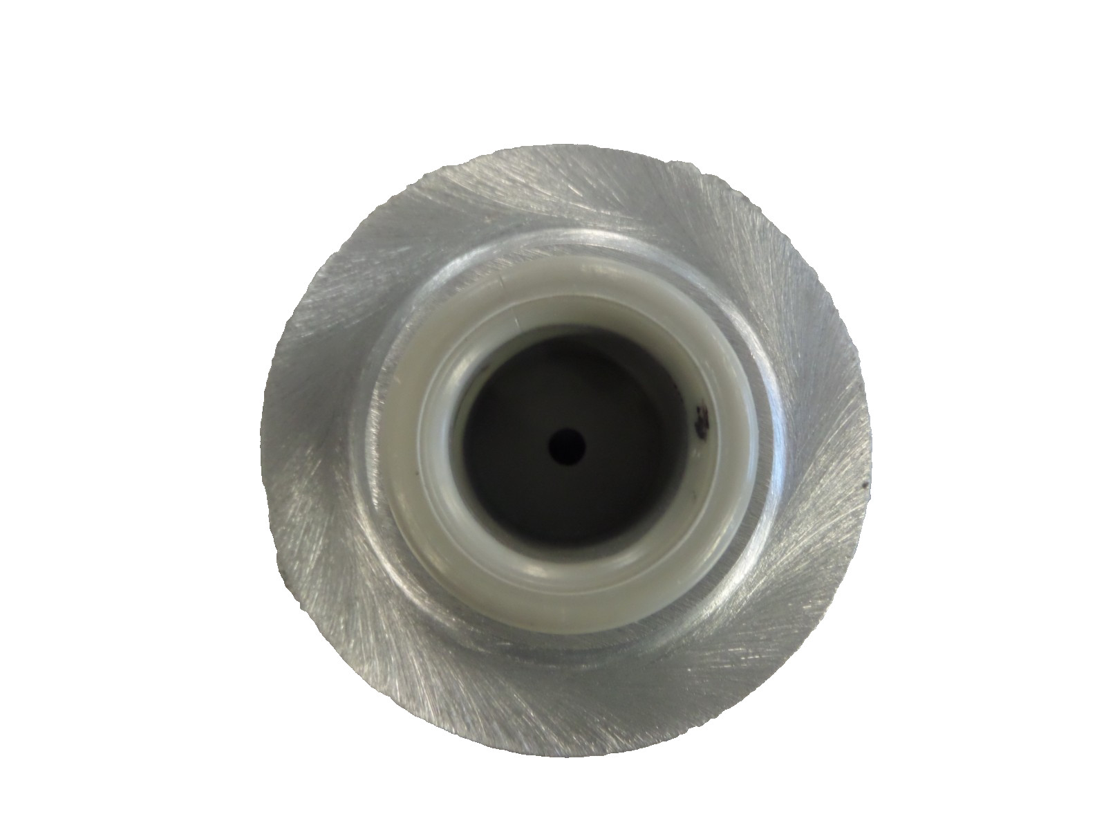 TELL DT101642 DOOR STOP WALL MOUNT CONCAVE SATIN ALUMINUM FINISH