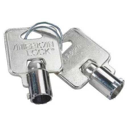 American Lock Aktbox Key Blank, Steel, Circular, 7 Pins, Pk25