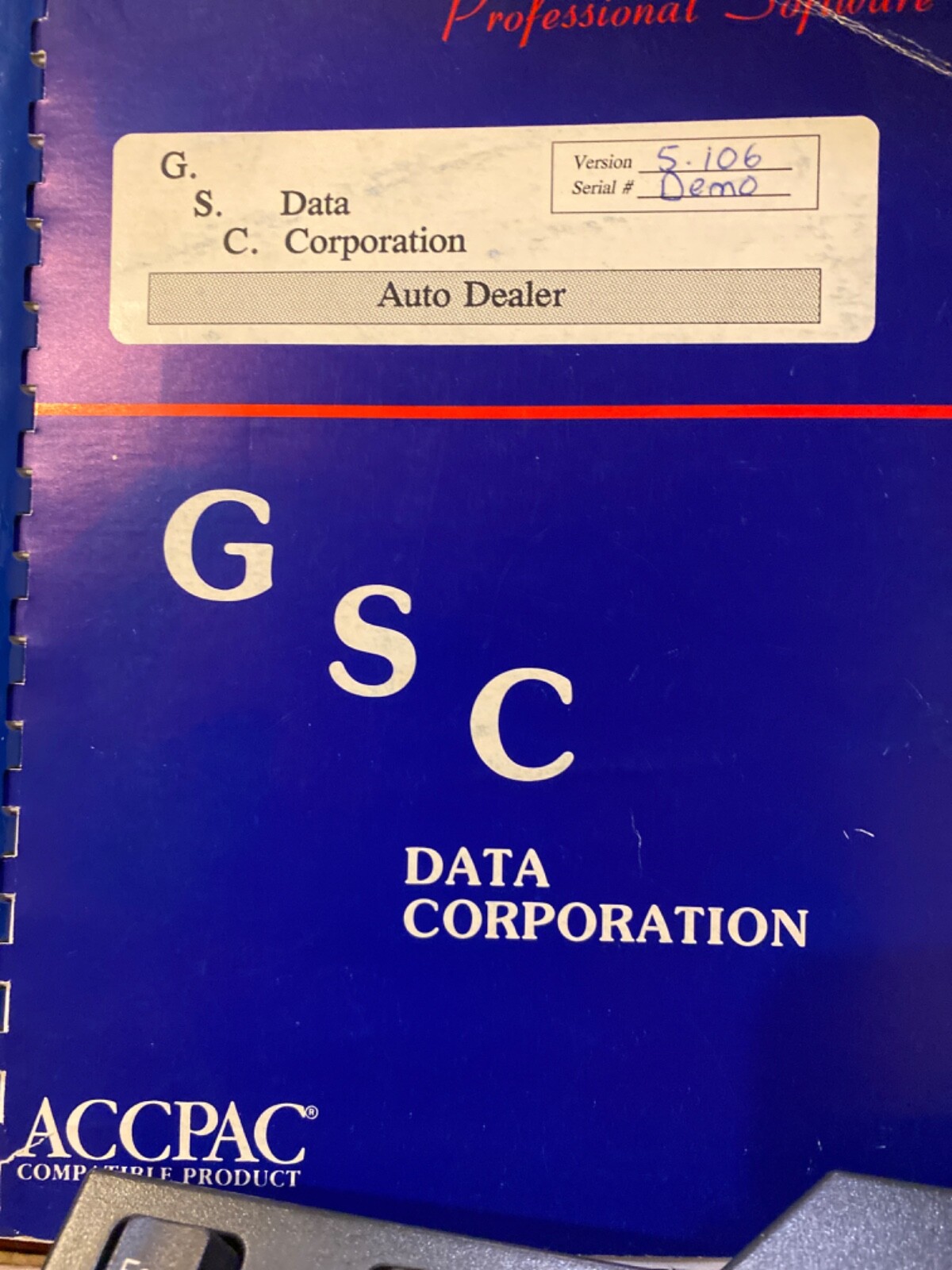 $1995 Accpac Plus Accounting Companion Product- Auto Dealer V5.106 NFR