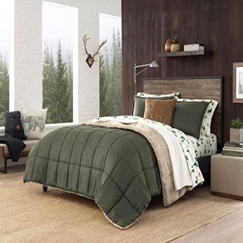 Eddie Bauer - King Sheets, Cotton Flannel Bedding Set, Brushed For Extra