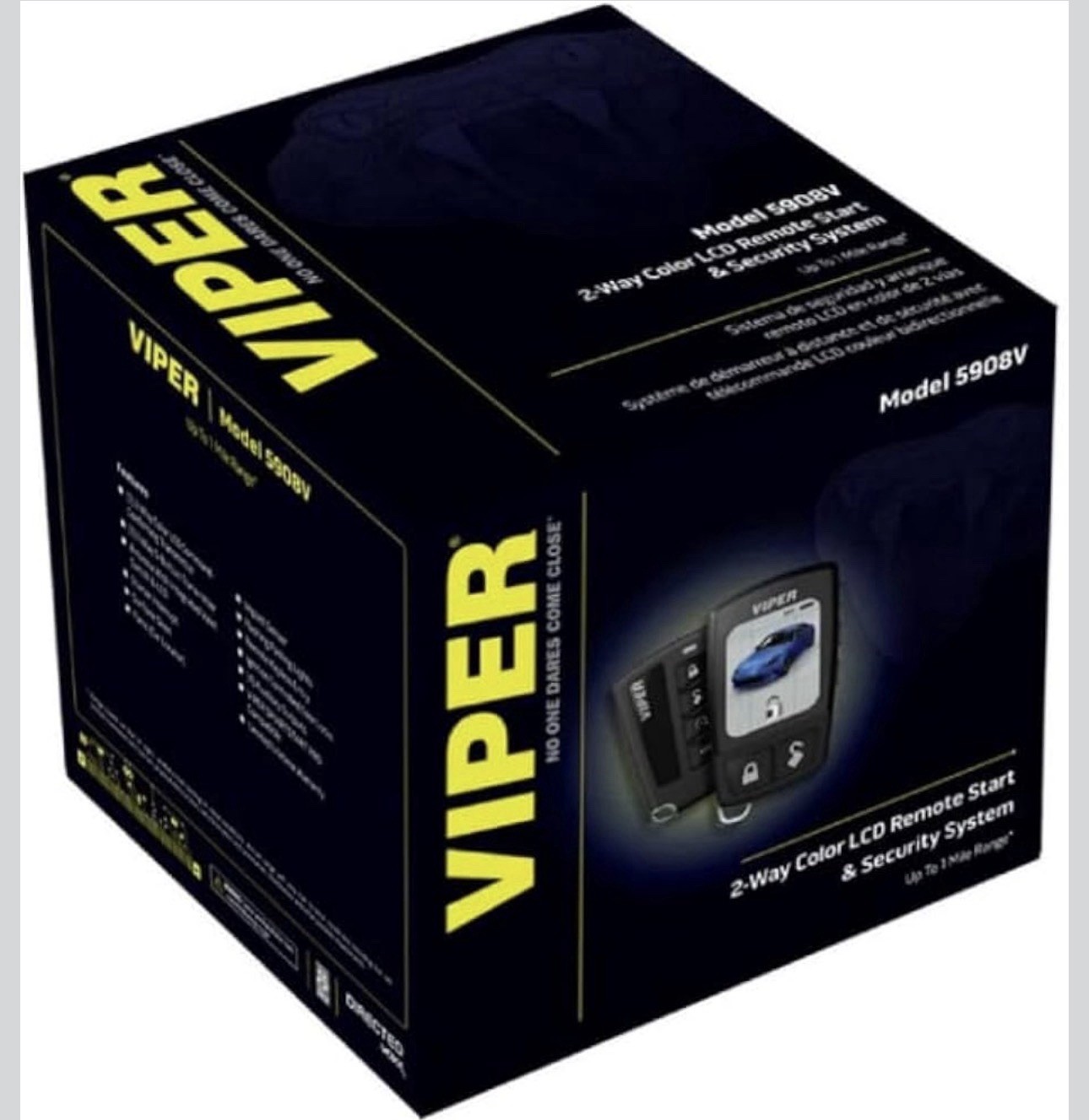 Viper 5908V 2-Way Color LCD Remote Start & Security System - Up to 1 Mile Range
