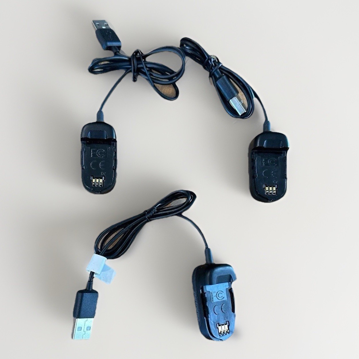 *Lot of 3* Genuine Plantronics CS500-XD USB Battery Chargers (No Battery)