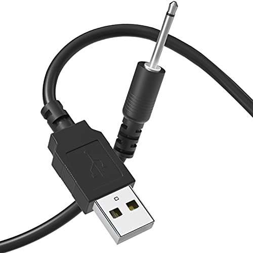 SCOVEE 3ft Replacement DC Charging Cable,2.5mm Charger Cord,USB DC black