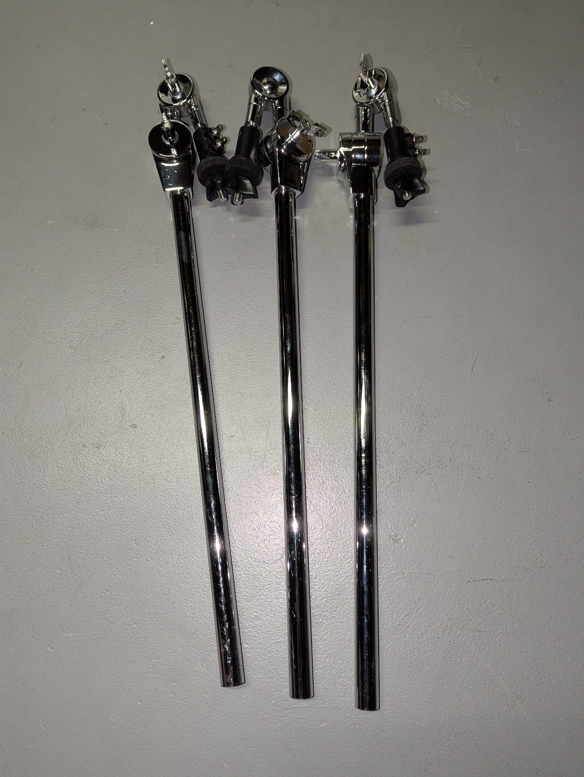 Alesis Drum Rack Cymbal Boom Arm Mount w/ Felt+Anti Spin +Wing Nut - 3 Pack