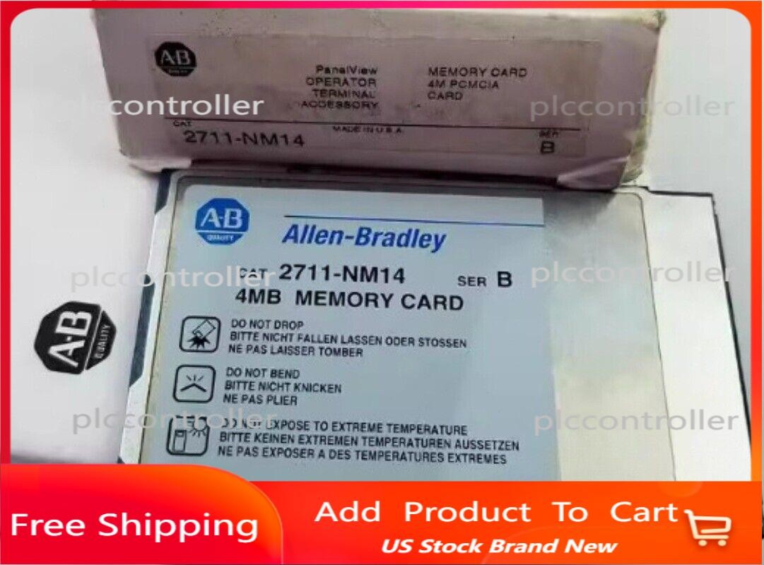 New In Box AB 2711-NM14 4MB Memory Card Free fast shipping 2711NM14