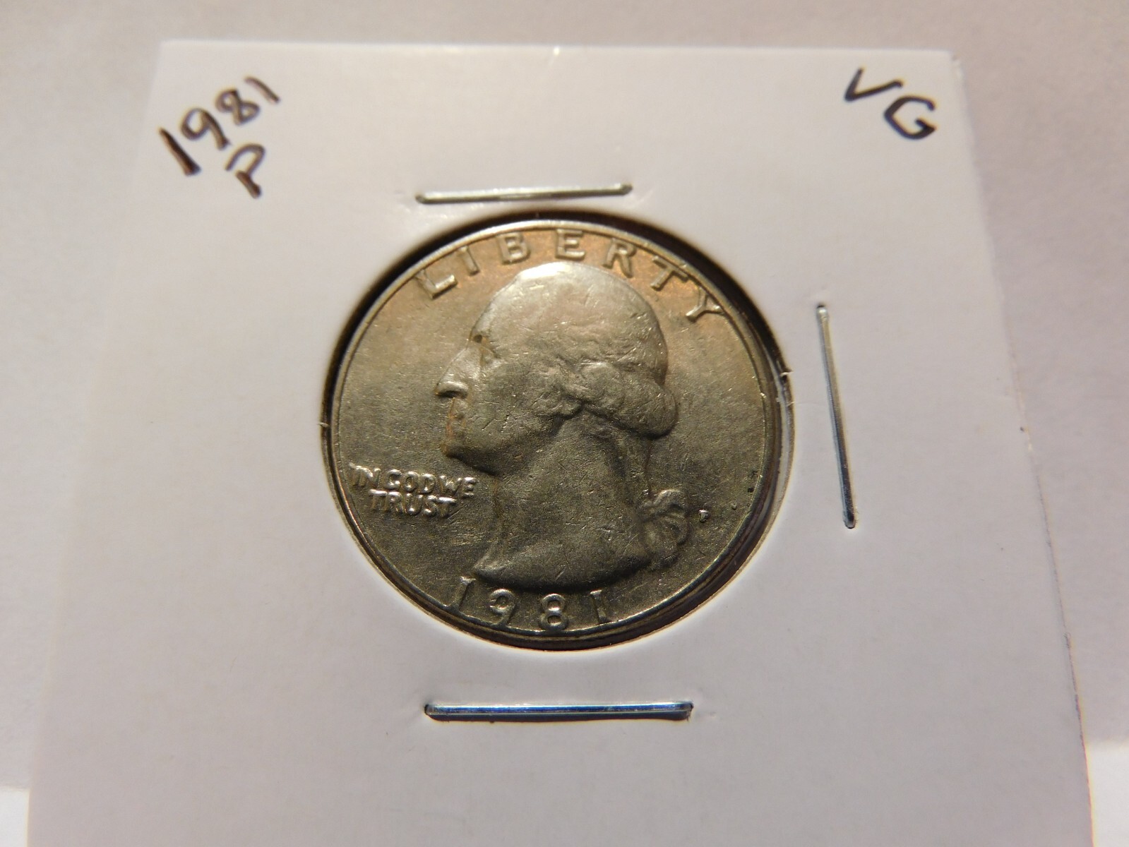 1981 P Washington Quarter-Very Good to Xtra Fine Condition