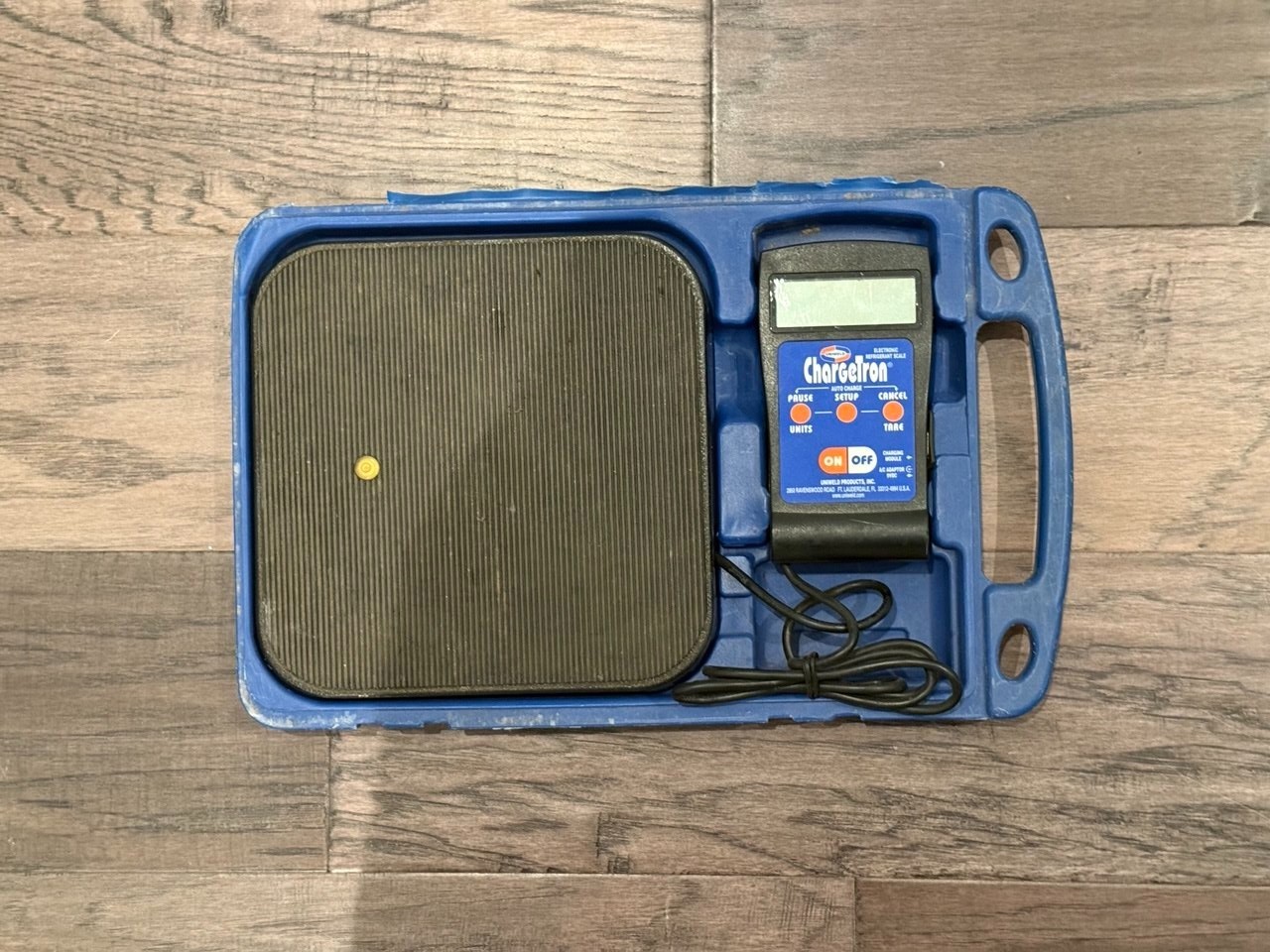 Uniweld ChargeTron Electronic Refrigerant Scale Fast +++ Free Shipping USED