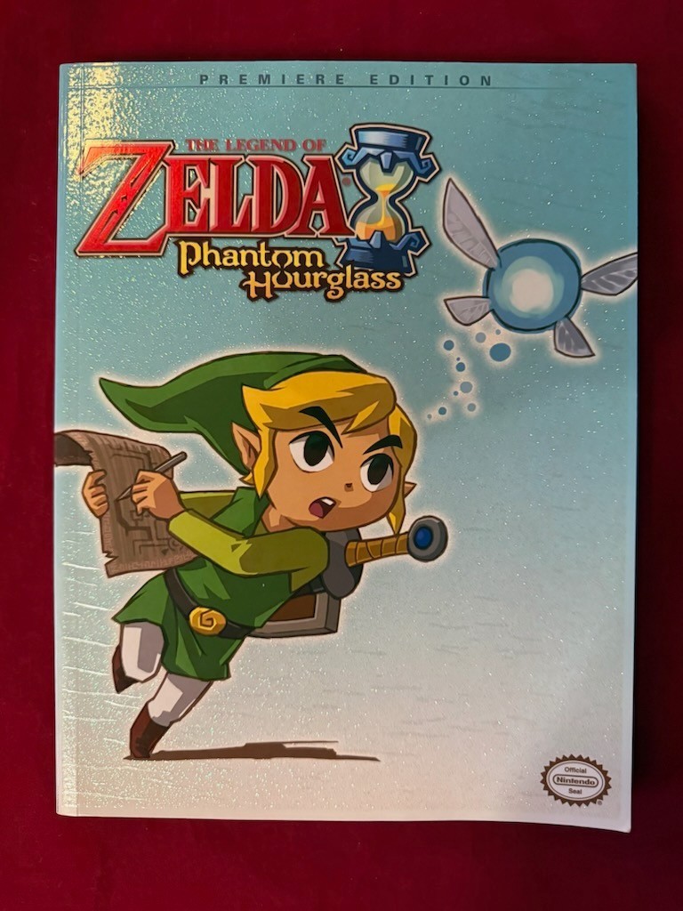 Legend Of Zelda Phantom Hourglass Strategy Guide Premier Edition / Map Included