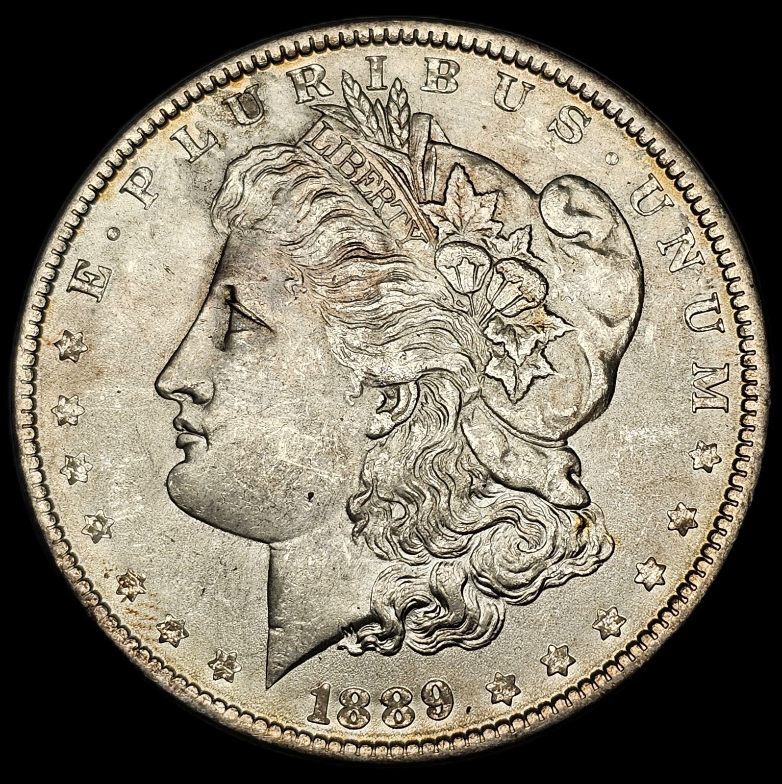 1889 $1 Morgan Silver Dollar-MS-Free USA Shipping