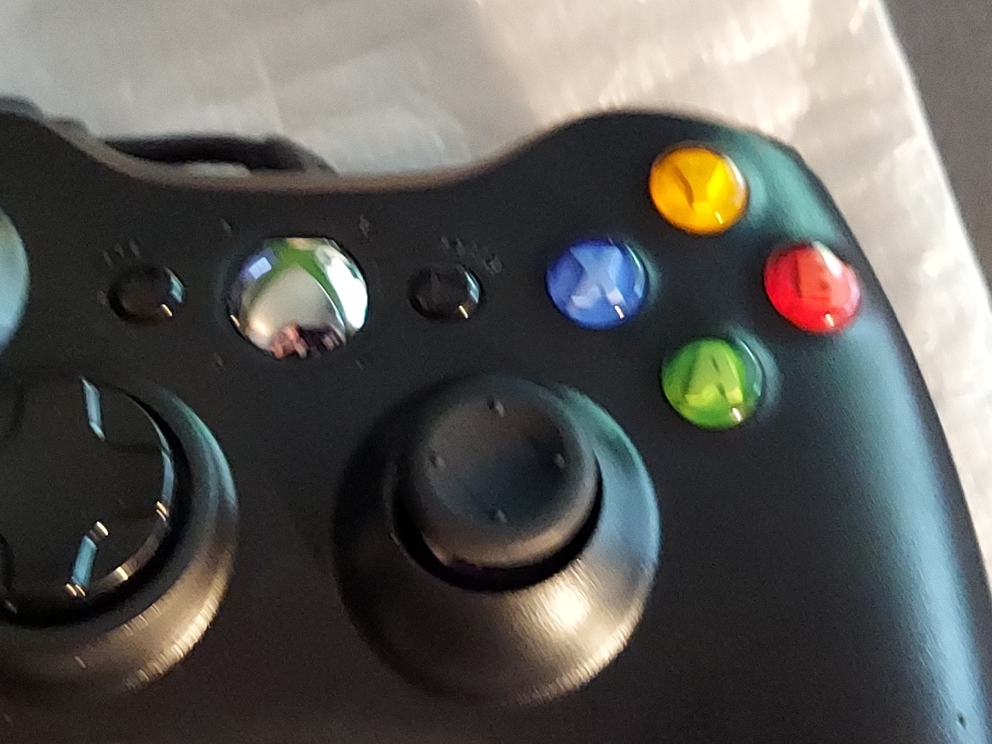New NIB Genuine Official Microsoft 360 X360 PC Wired USB Controller Black
