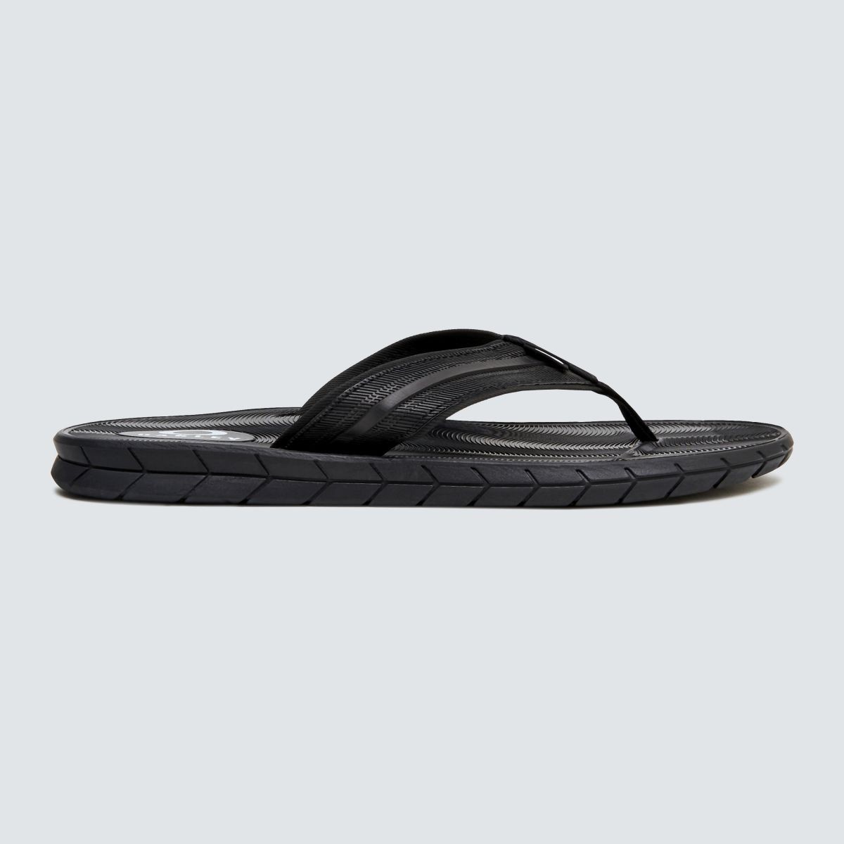 Oakley Men's Pier Ellipse Flip-Flop Blackout - FOF100257-02E, Blackout