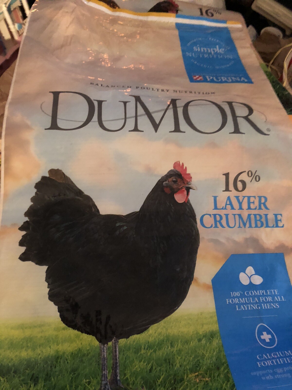 Qty. 8 Chicken Feed Bag Plastic 50 Pound Craft Repurpose #50 #40