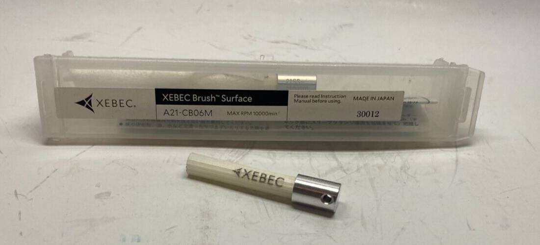 XEBEC 30012 6mm Surface Deburring Brush (A21-CB06M) White - 30mm L - 10,000 RPM