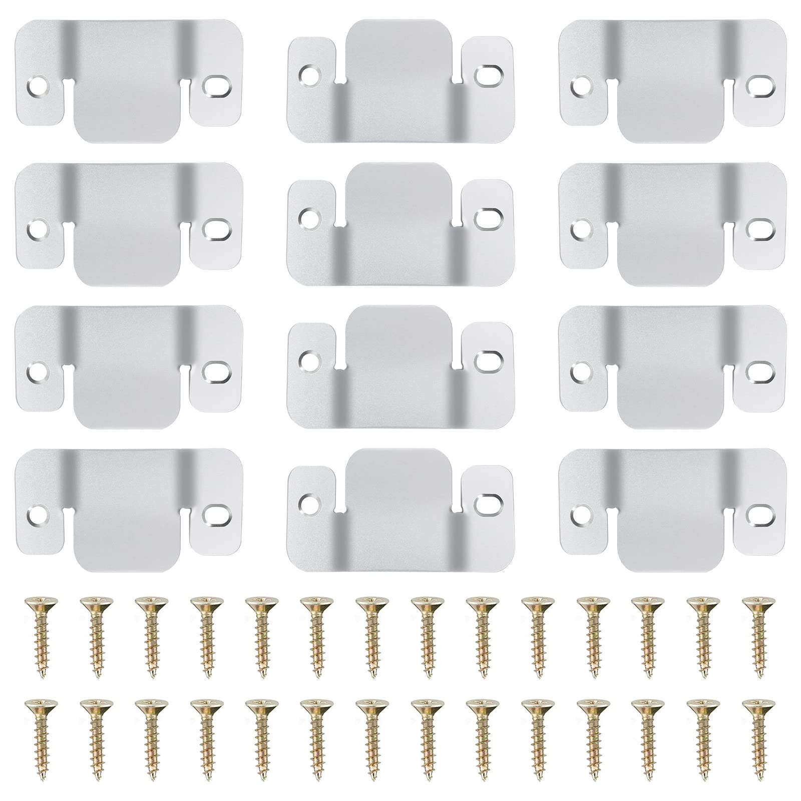 DEEPDREAM 12 Pcs Sectional Couch Connectors Metal Couch Clips Sofa Connector