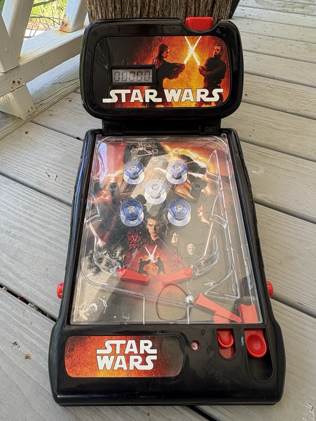 Star Wars "The Force Awakens" Tabletop Pinball Machine, 2009, Working w/ sound