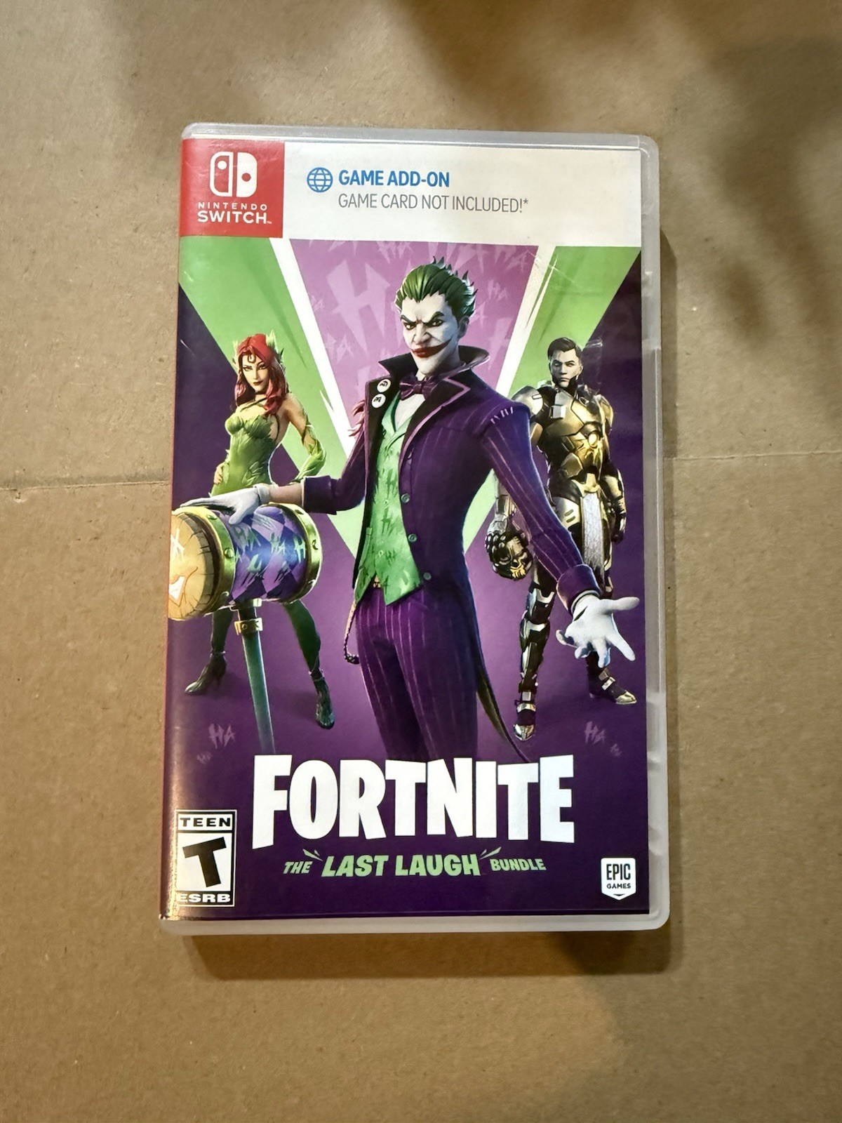 Fortnite: The Last Laugh Bundle Nintendo Switch 2020 - Case Damage / Code Works