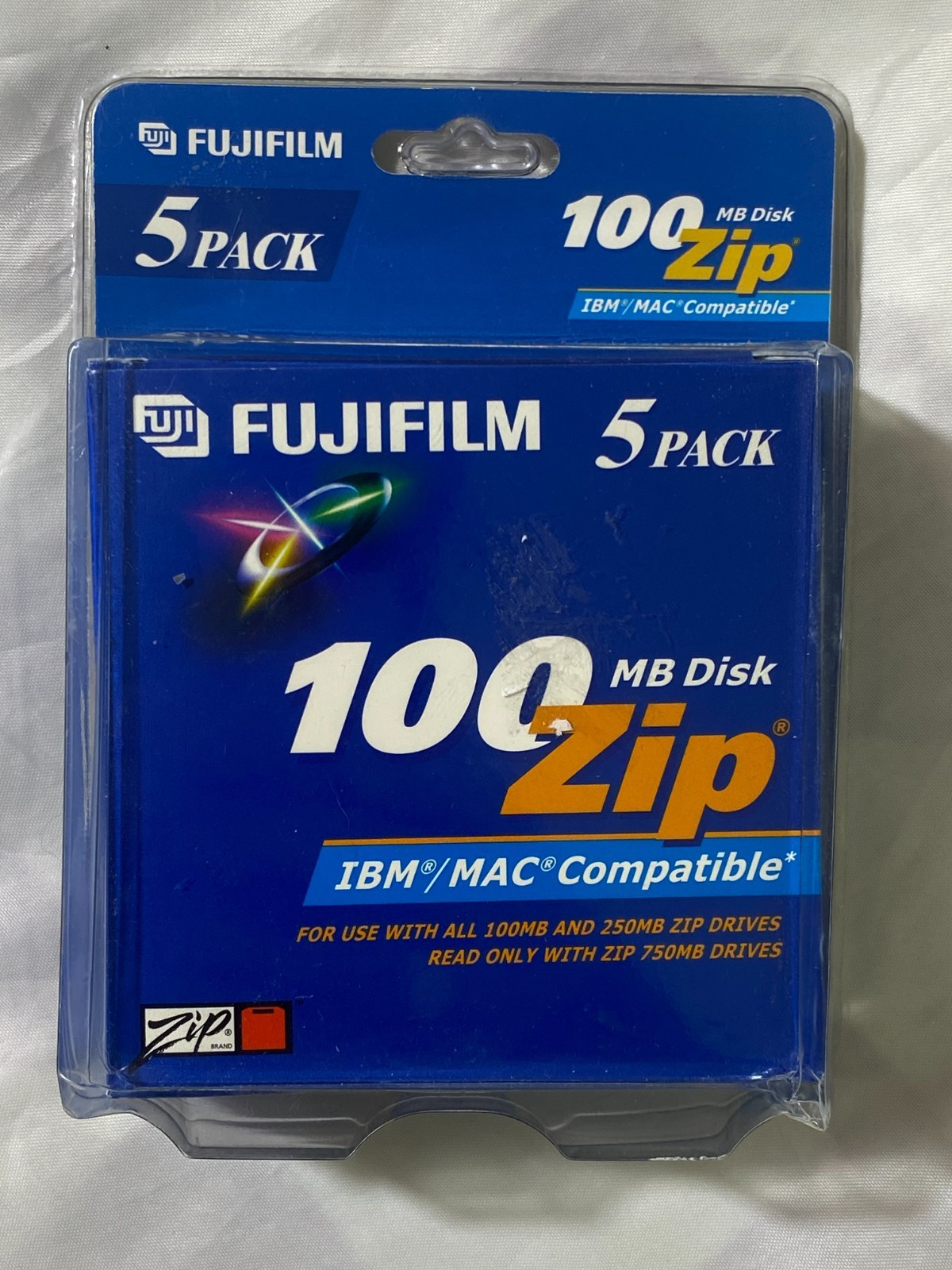 FUJIFILM ZIP DISK PACKof 5 x 100MB disks