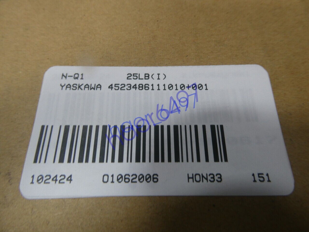 Yaskawa HW0371568-A Flow Sensor Assembly