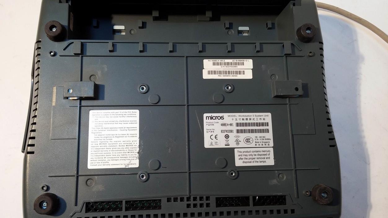 MICROS WORKSTATION 5 SYSTEM UNIT