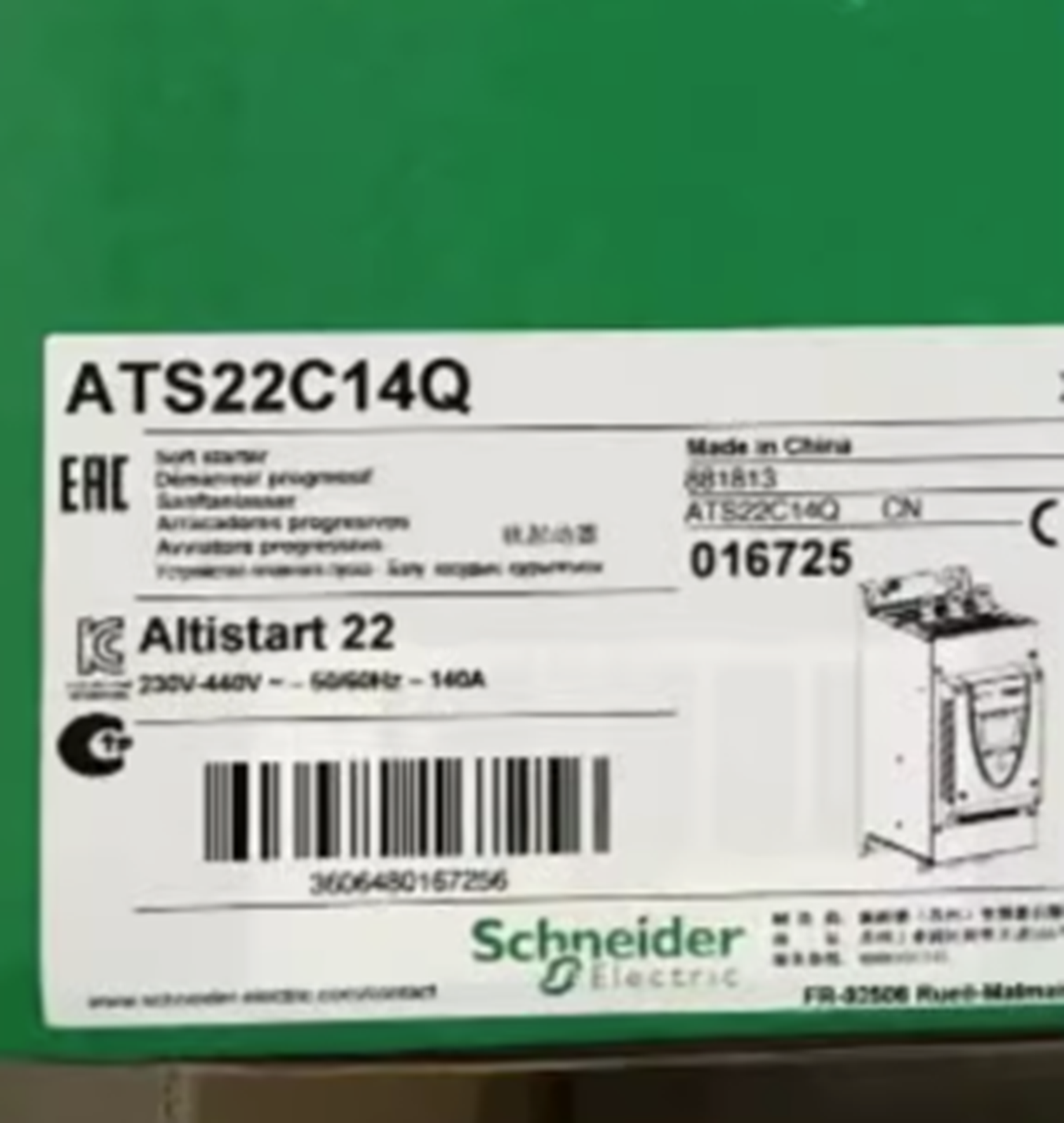 NEW ATS22C14Q Soft Starter