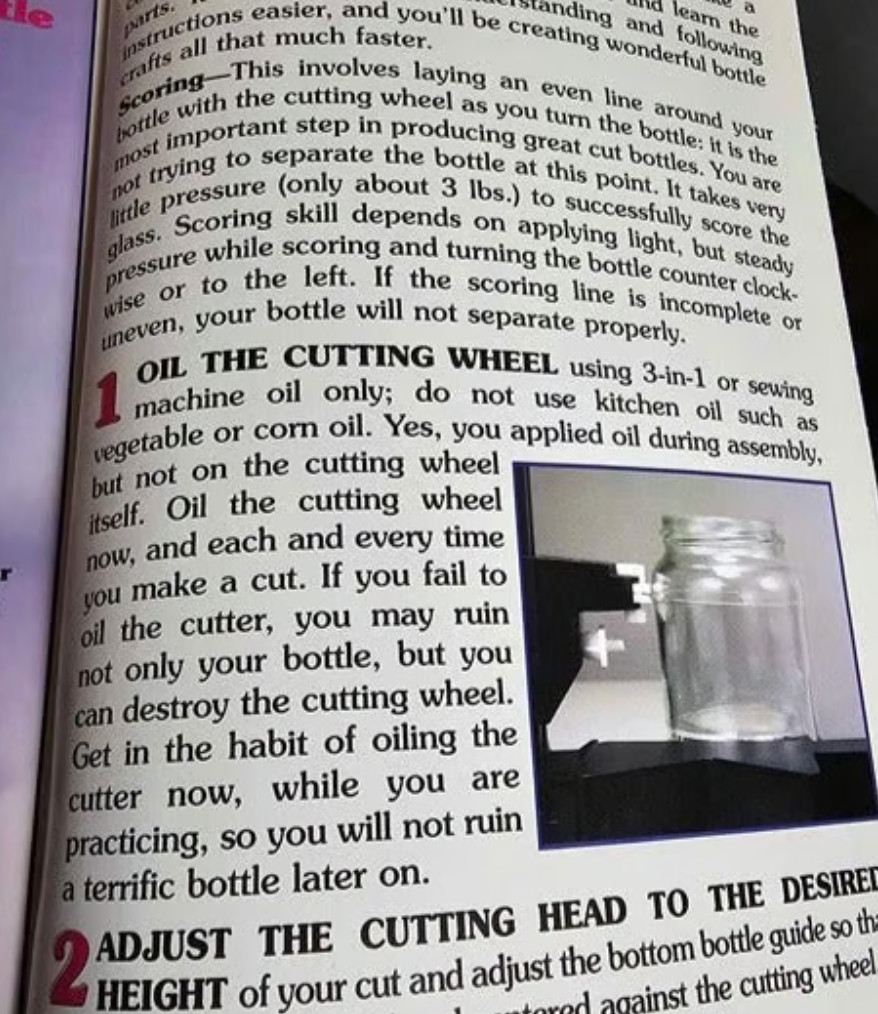 Bottle & Jar Cutter As Seen on TV - Used