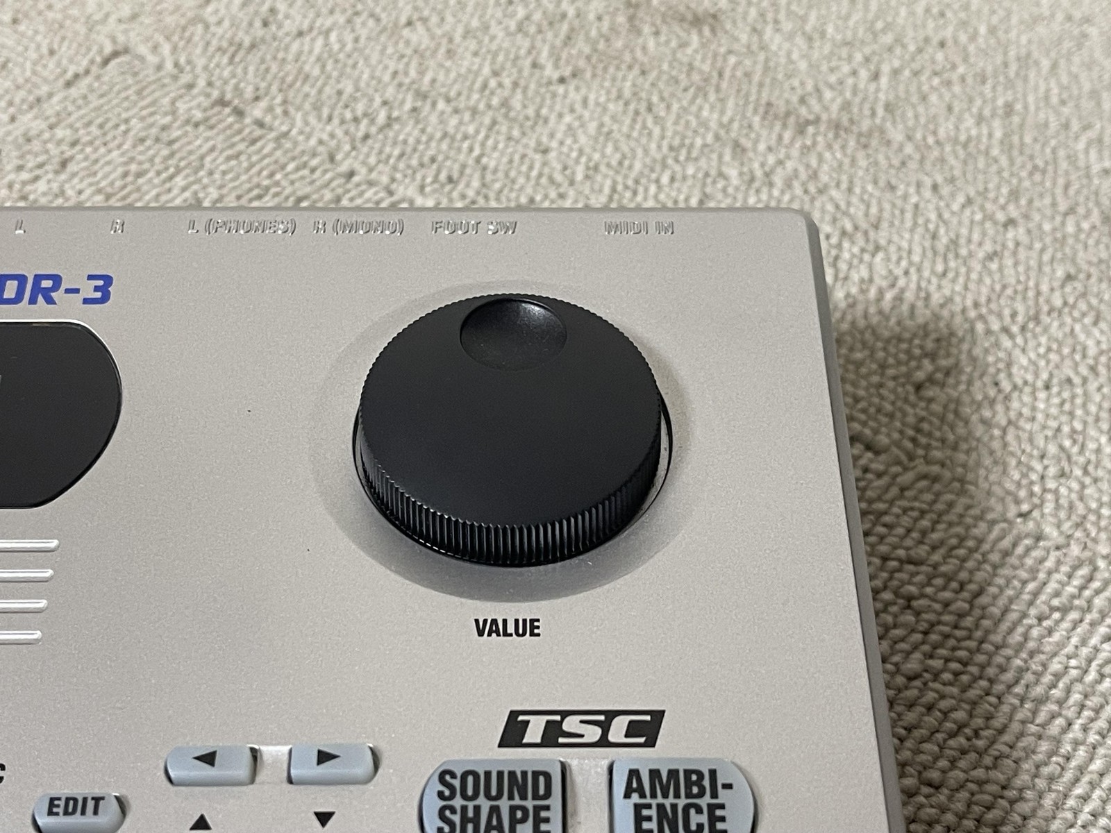 BOSS DR-3 Dr. Rhythm Drum Machine Digital Beat Maker MIDI TSC Used Excellent