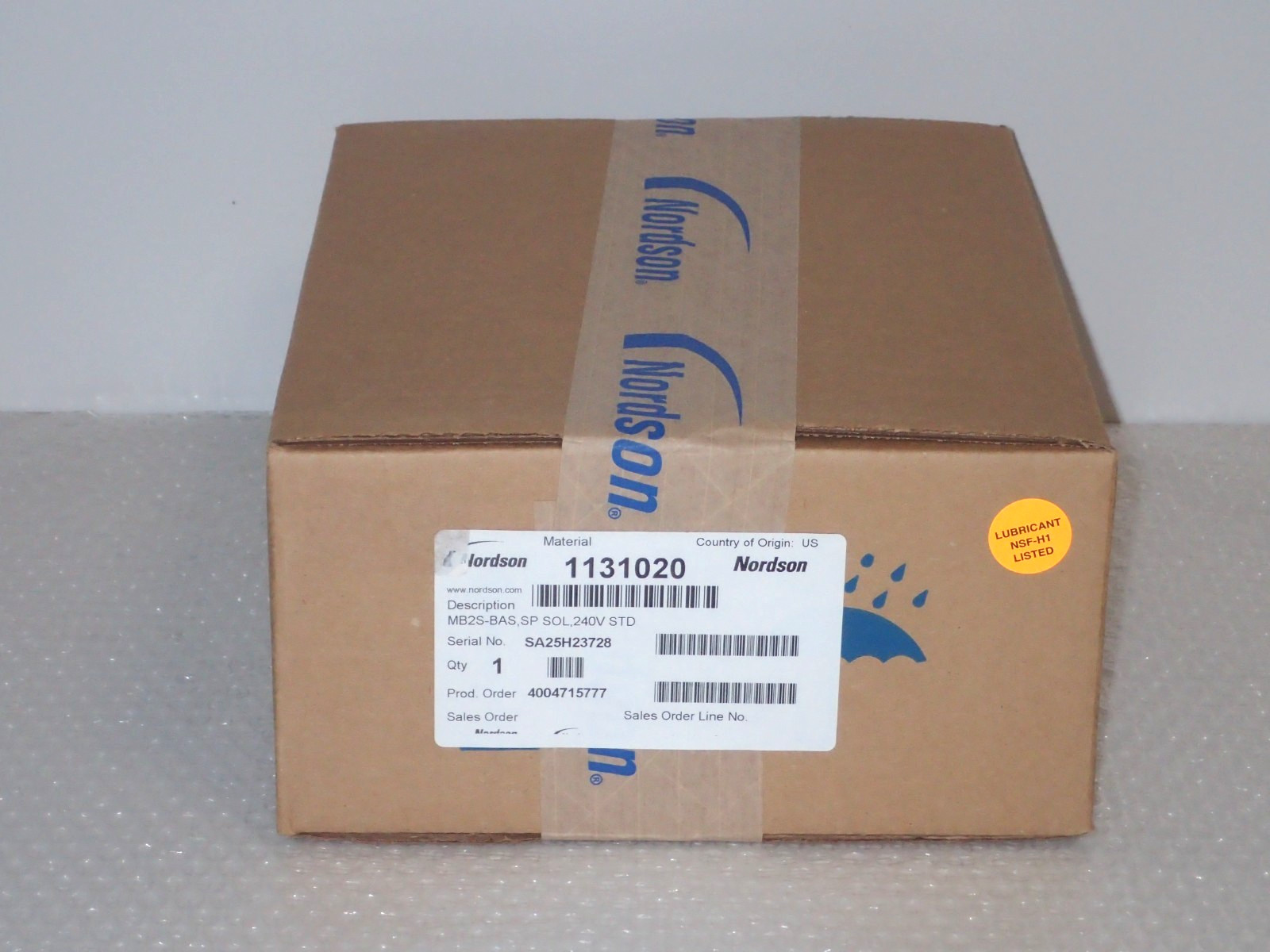 New Sealed Nordson 1131020 Miniblue II Slim hot melt glue gun