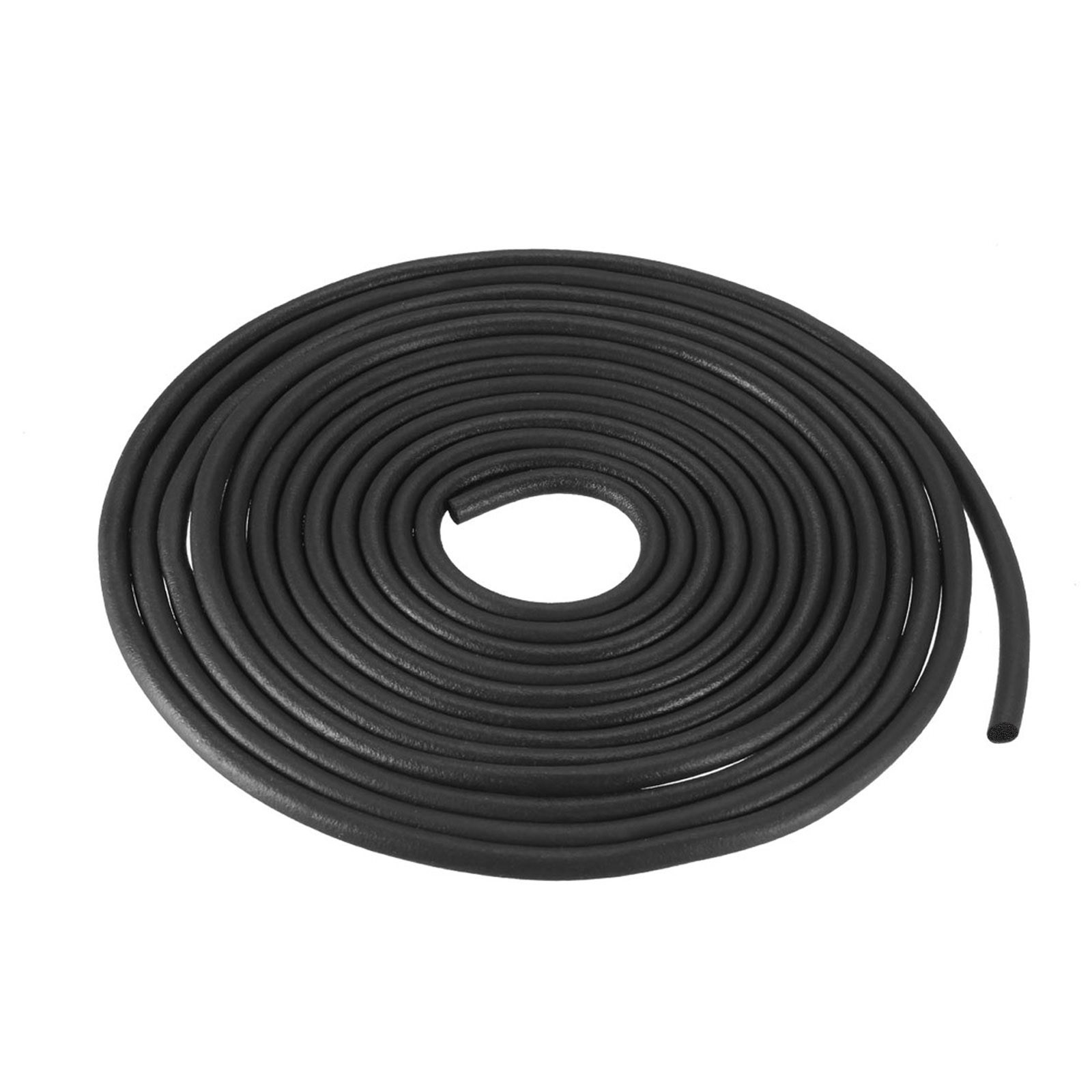 Foam Rubber Weather Seal Strip 6mm Diameter 4 Meters Long for DIY Gasket