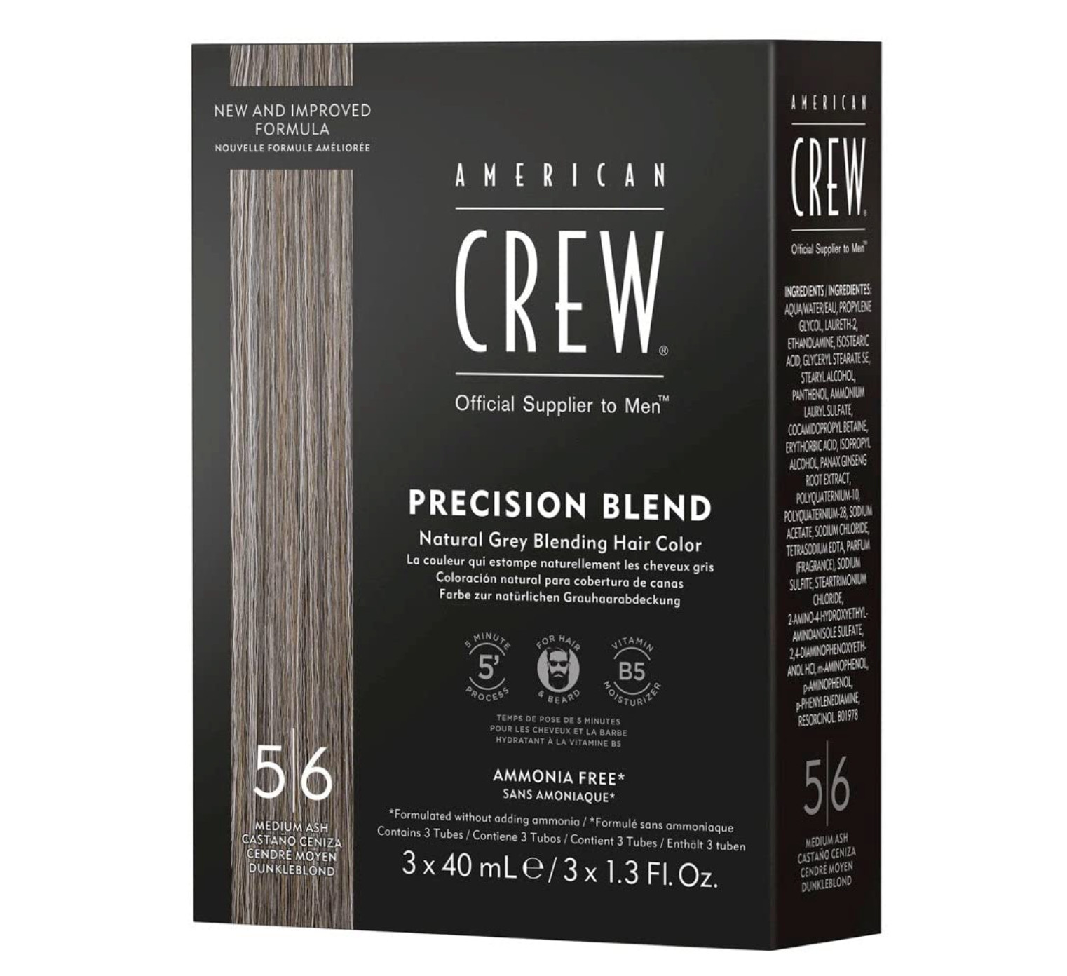 American Crew Precision Blend Medium Ash 3x1.35oz