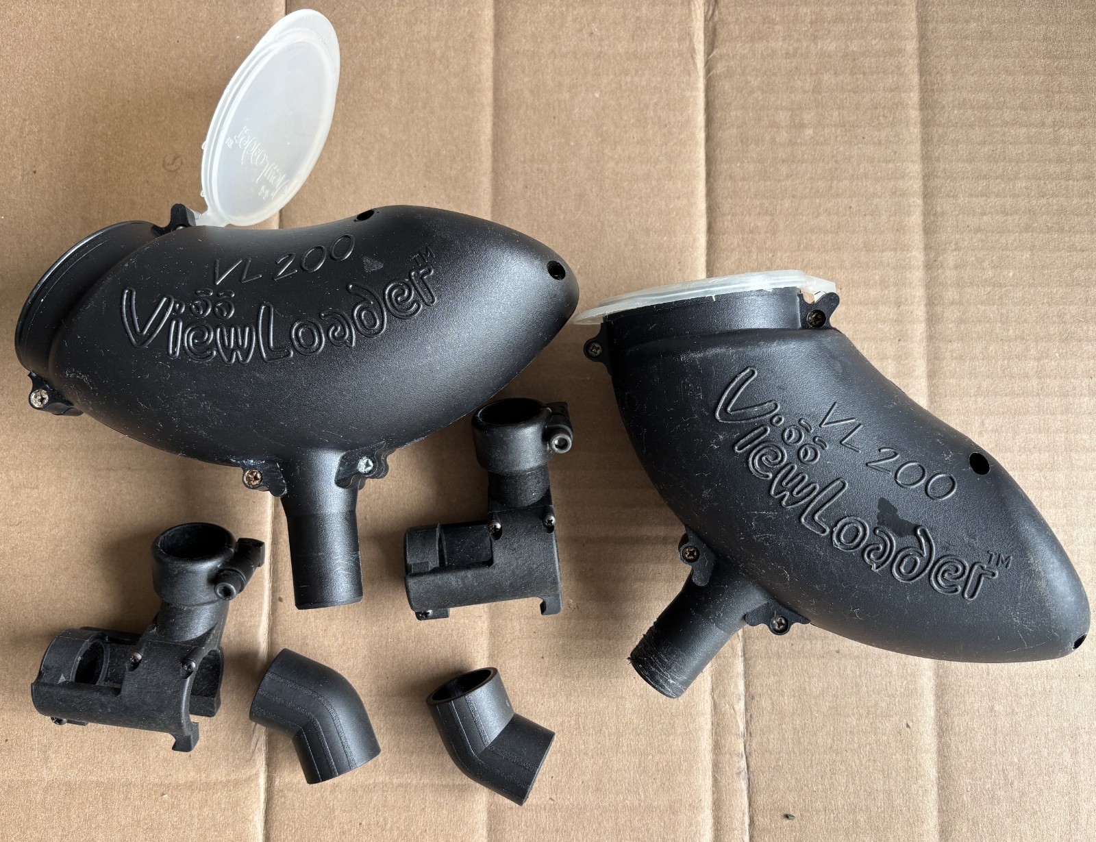 Paintball Hopper Loader Spring Cover Black  VL200 View Loader