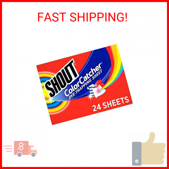 SHOUT Color Catcher, Dye-Trapping Sheets, 24 Sheets