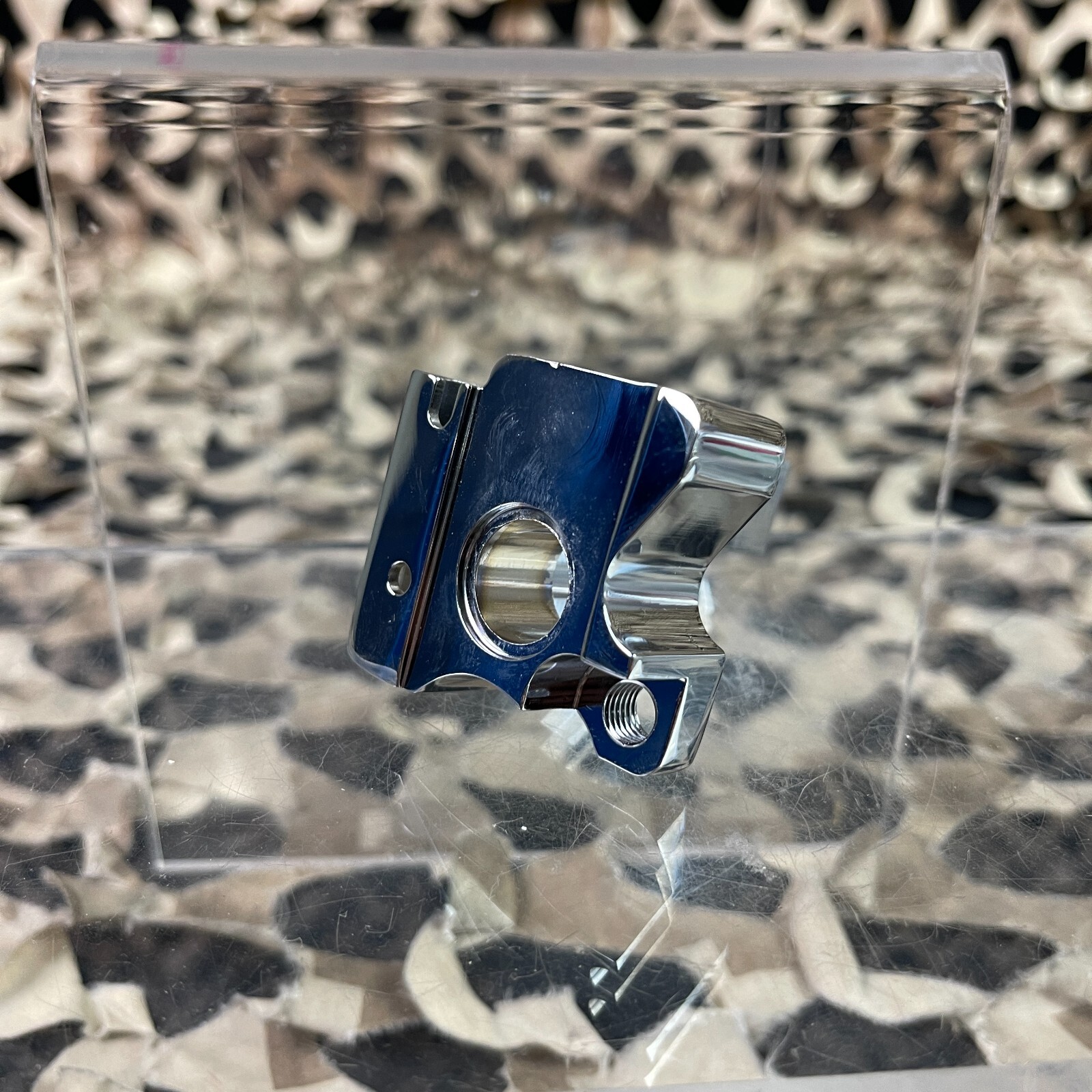 NEW ANS Autococker E-Frame Front Block - Chrome
