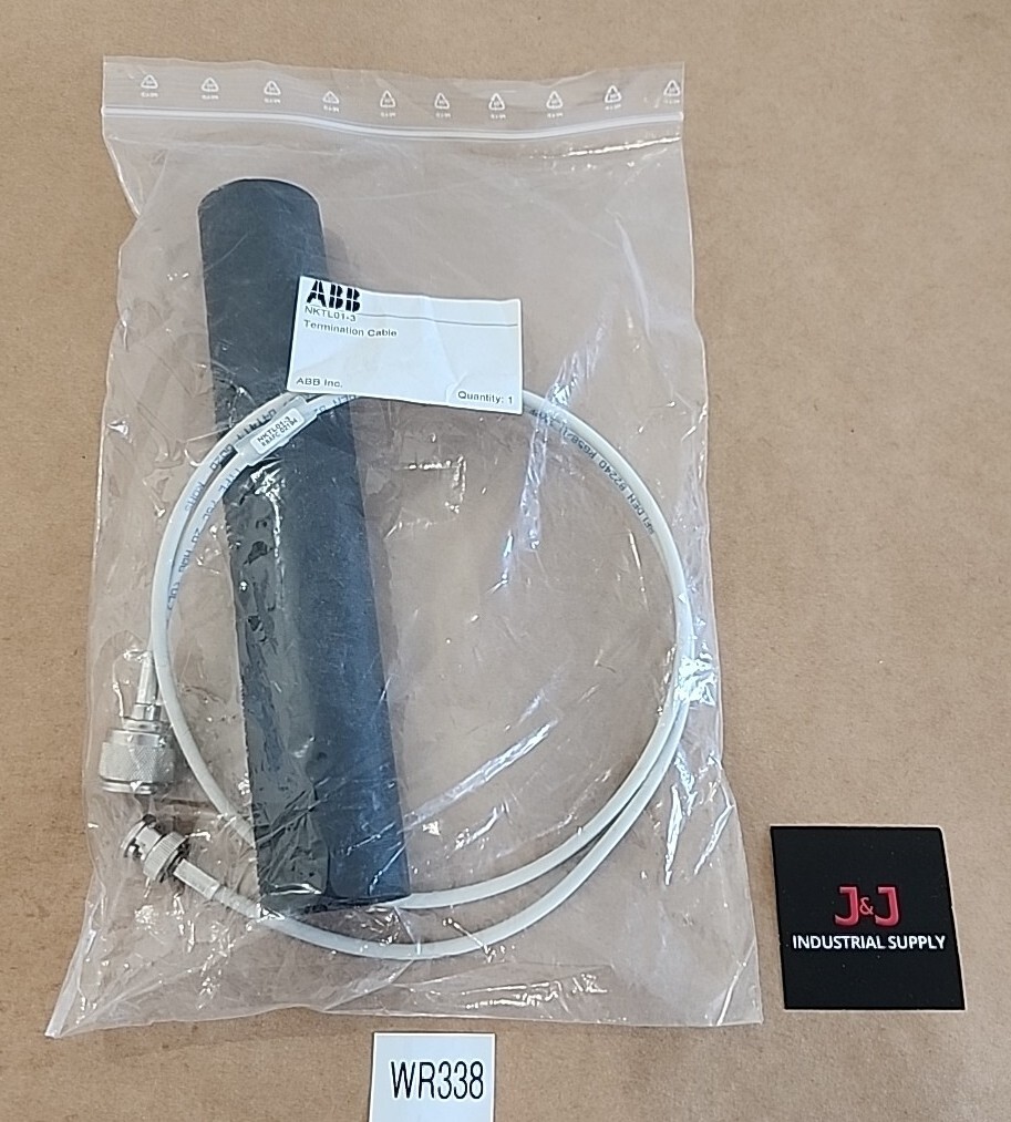 *BRAND NEW* ABB NKTL01-3 Termination Loop Coaxial 3Ft Cable Wire + Warranty!