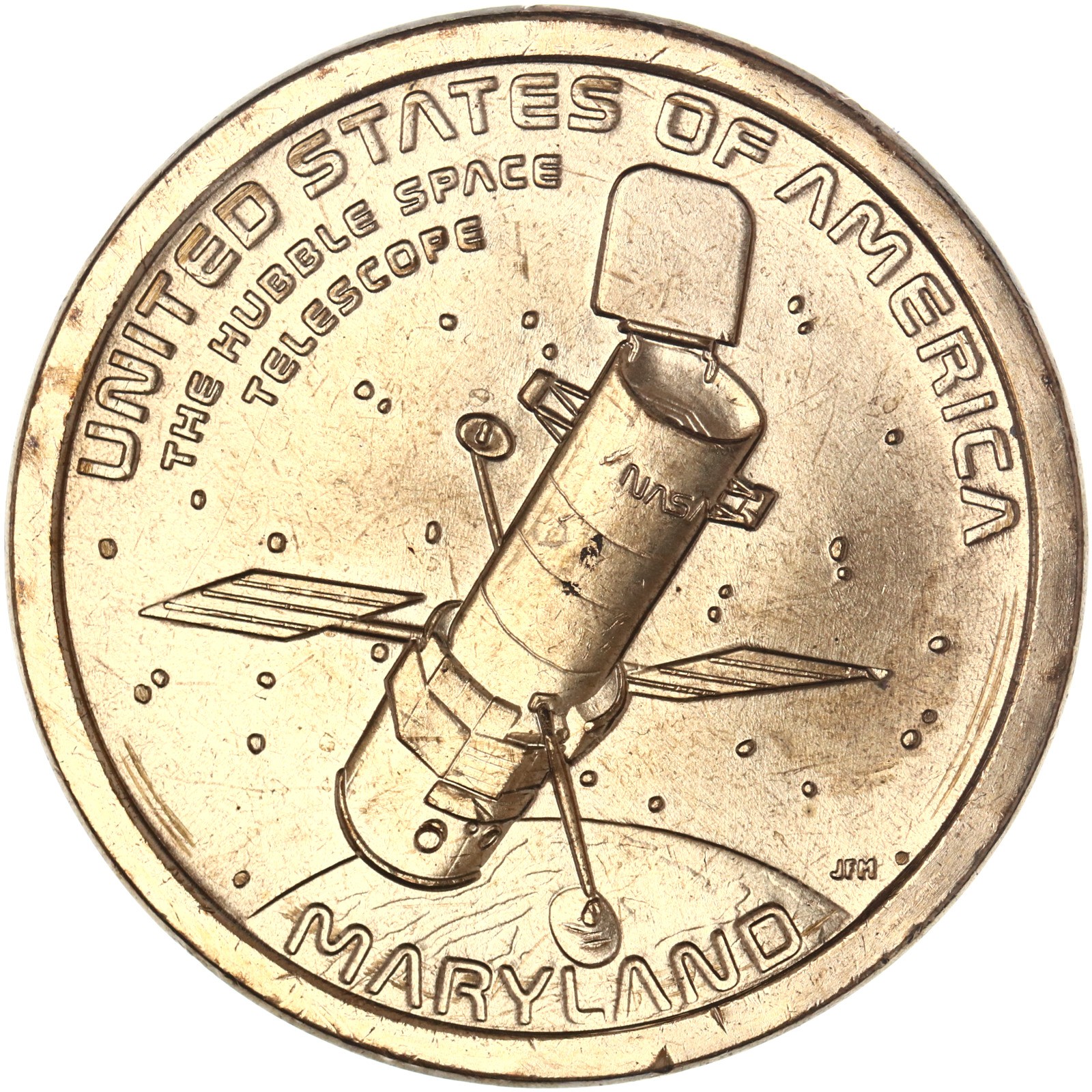 2020 P Maryland Hubble Space Telescope Dollar BU See Pics P042