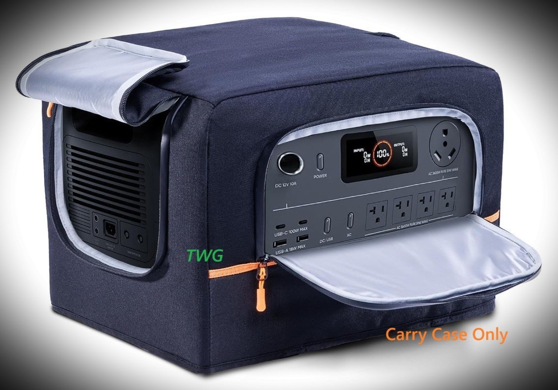 Jackery HomePower 3000 Dust Cover Heavy Duty Vented Case Water Resistant