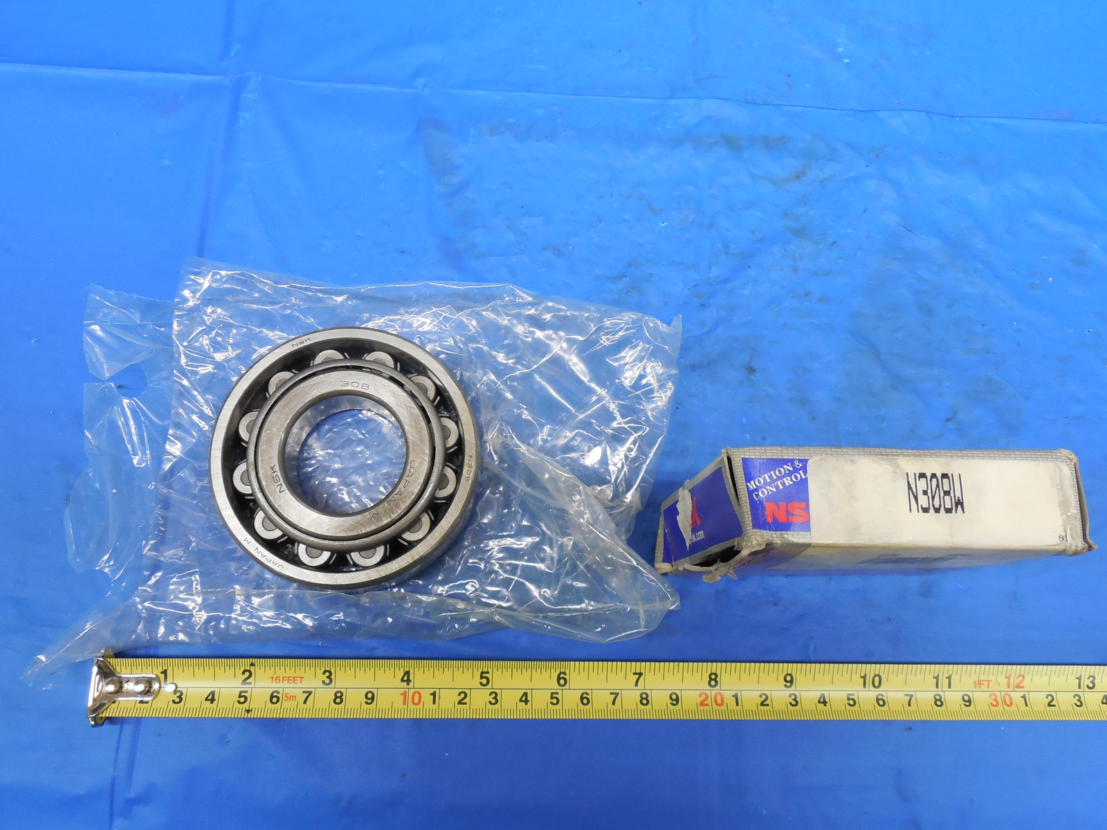 NSK N308W Cylindrical Roller Bearing 40x80x23 mm N 308 W Single Row