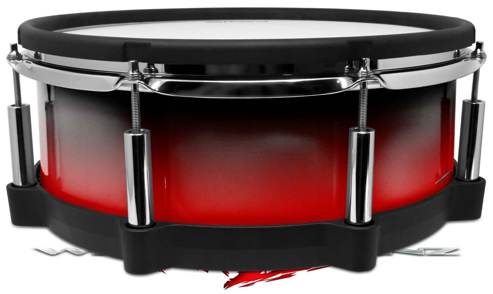 Wrap for Roland PD140 Smooth Fades Red Black