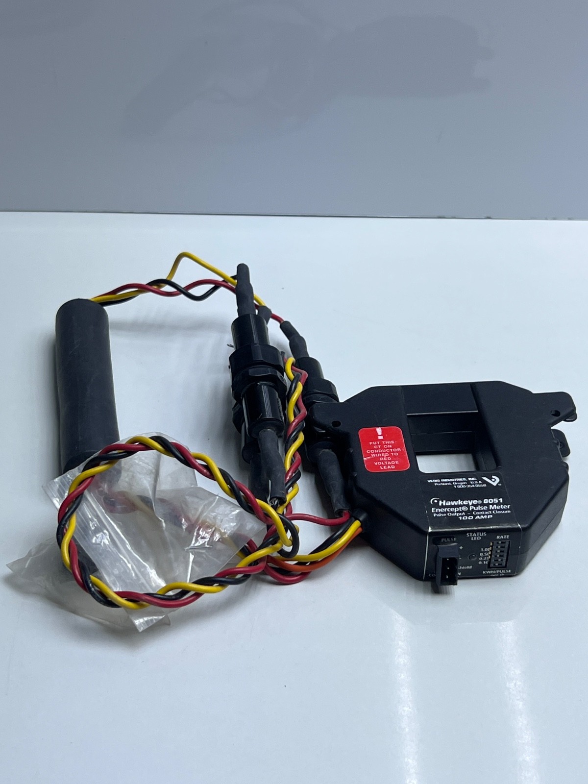 Veris Hawkeye 8051 Enercept Pulse Meter 100 AMP H8051-0100-2