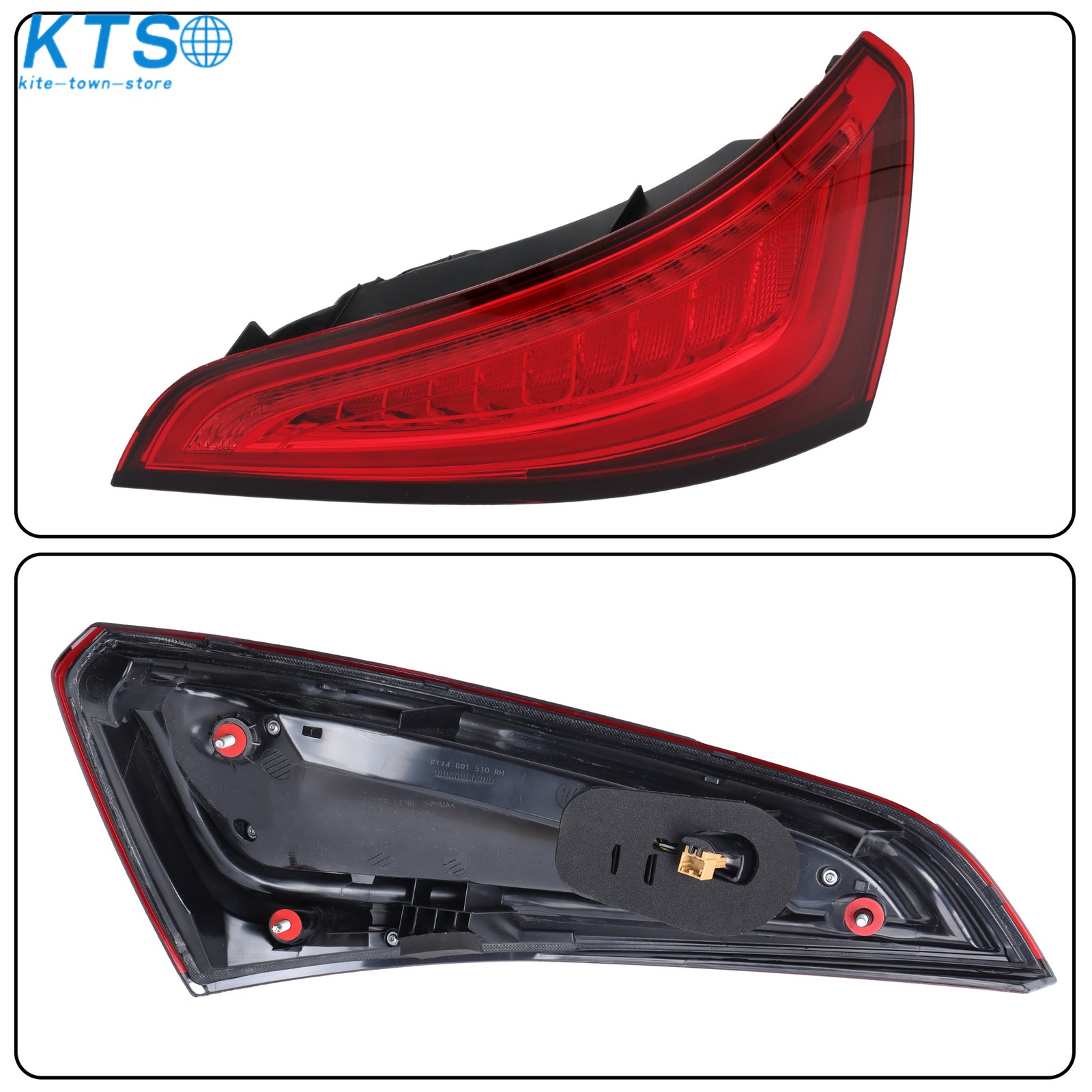 Tail Light For Audi Q5 2013-2017 Replace LED Type Passenger Right Side Tail Lamp